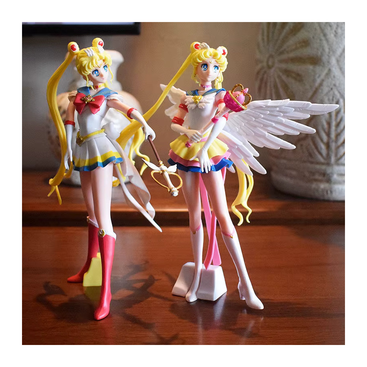 Sailor Moon Anime Figuren-Set von Bandai mit Meiou Setsuna, Kaiou Michiru, Haruka und Hotaru in der Glitter & Glamours Edition, mehrfarbig, Höhe: 23 cm - Bild 2