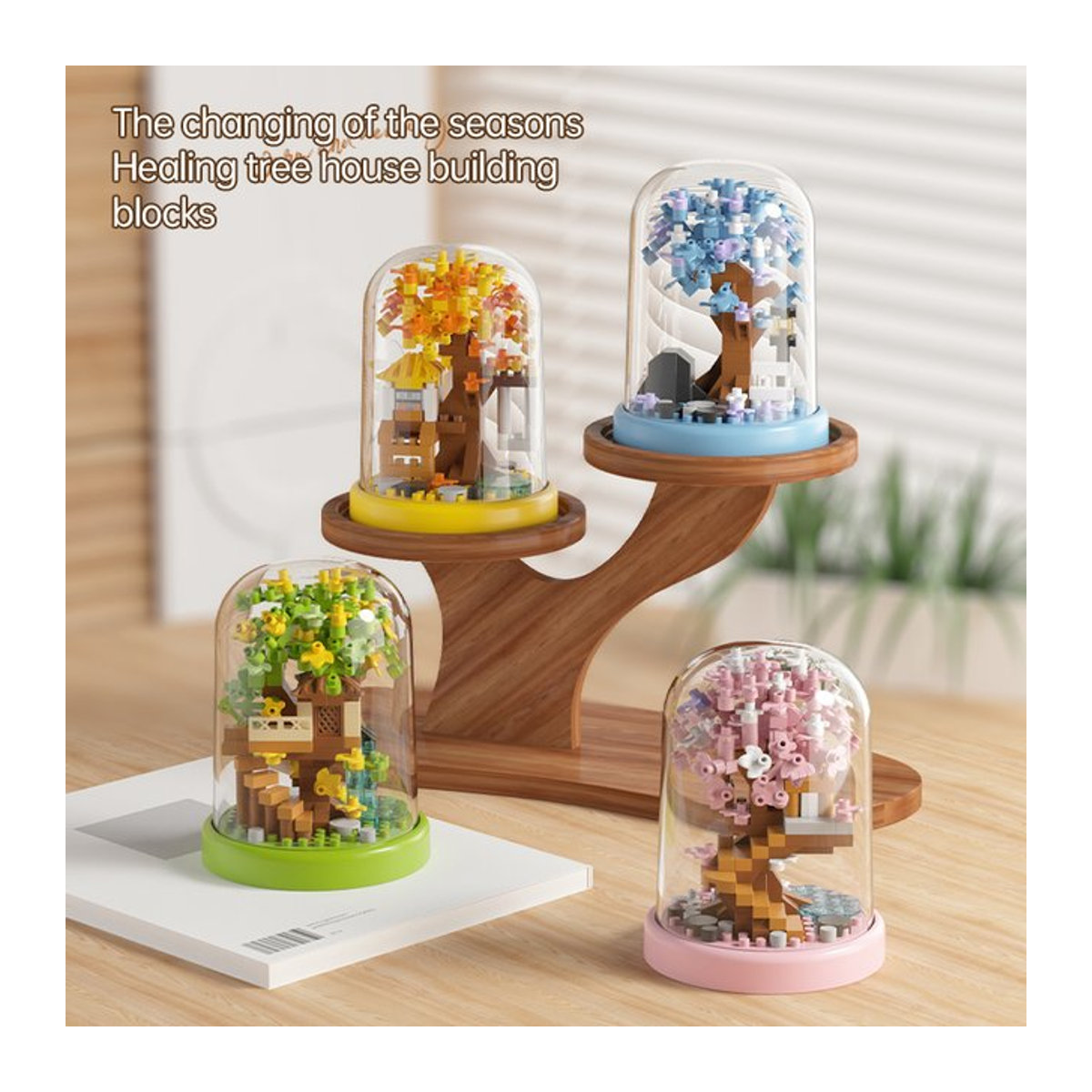 Sakura Tree House Kit – DIY Kirschblüten-Feengarten aus Kunststoff in Mehrfarbig für ein ästhetisches floralen Wohndekor - Bild 1