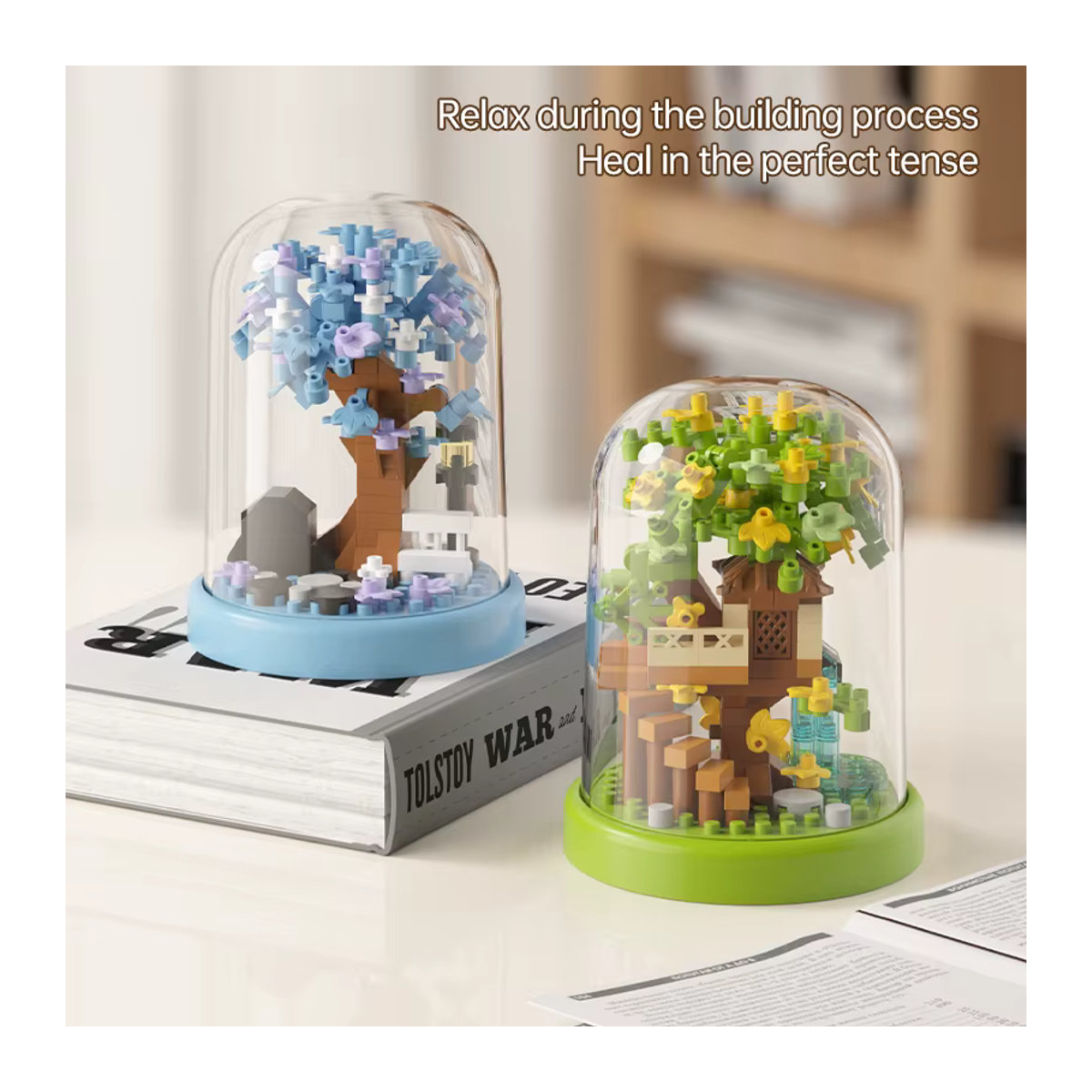 Sakura Tree House Kit – DIY Kirschblüten-Feengarten aus Kunststoff in Mehrfarbig für ein ästhetisches floralen Wohndekor - Bild 5