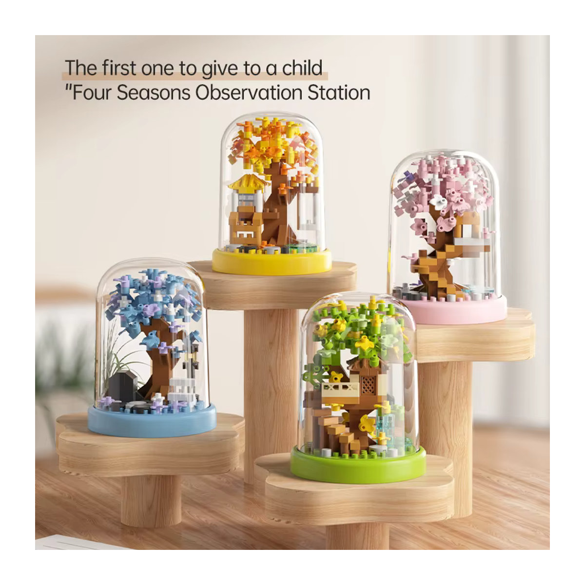 Sakura Tree House Kit – DIY Kirschblüten-Feengarten aus Kunststoff in Mehrfarbig für ein ästhetisches floralen Wohndekor - Bild 6