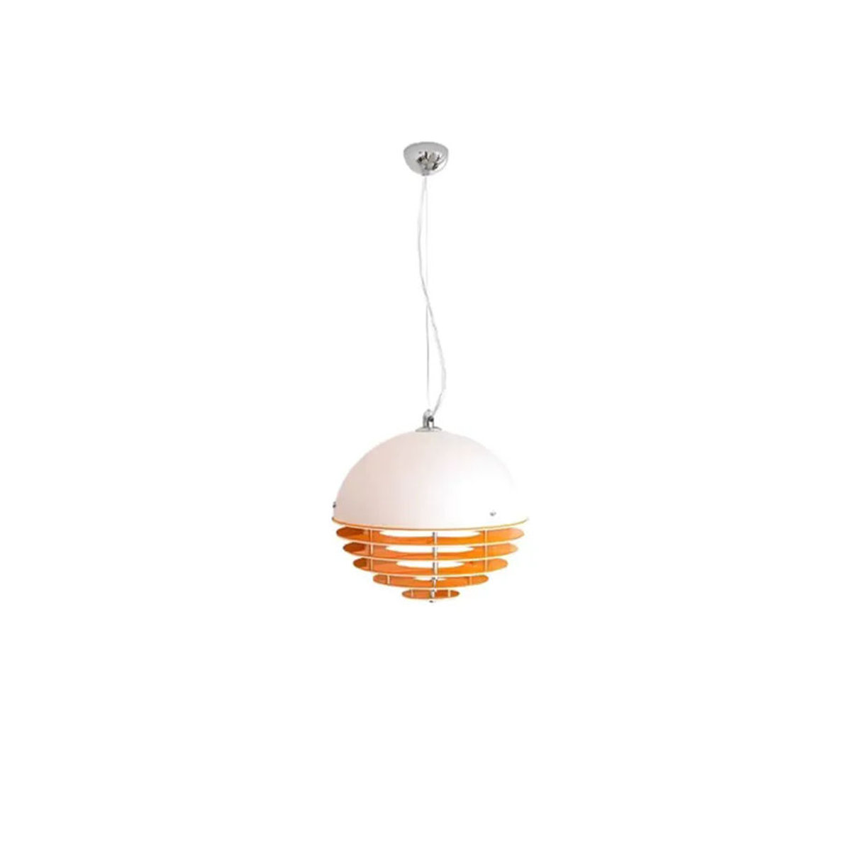 SaloEElaitte Pendelleuchte aus Glas in Orange im skandinavischen Design für Esszimmer und Schlafzimmer - Bild 6