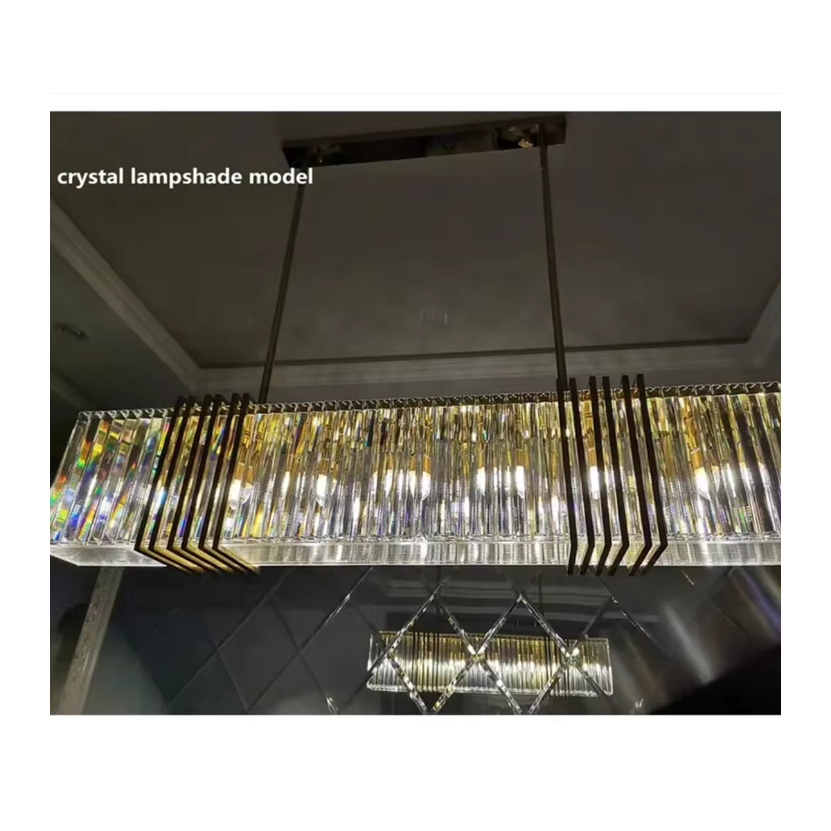 SaloEElaitte Pendelleuchte aus Stahl in Gold für dein Esszimmer mit E14 Fassung - Bild 3