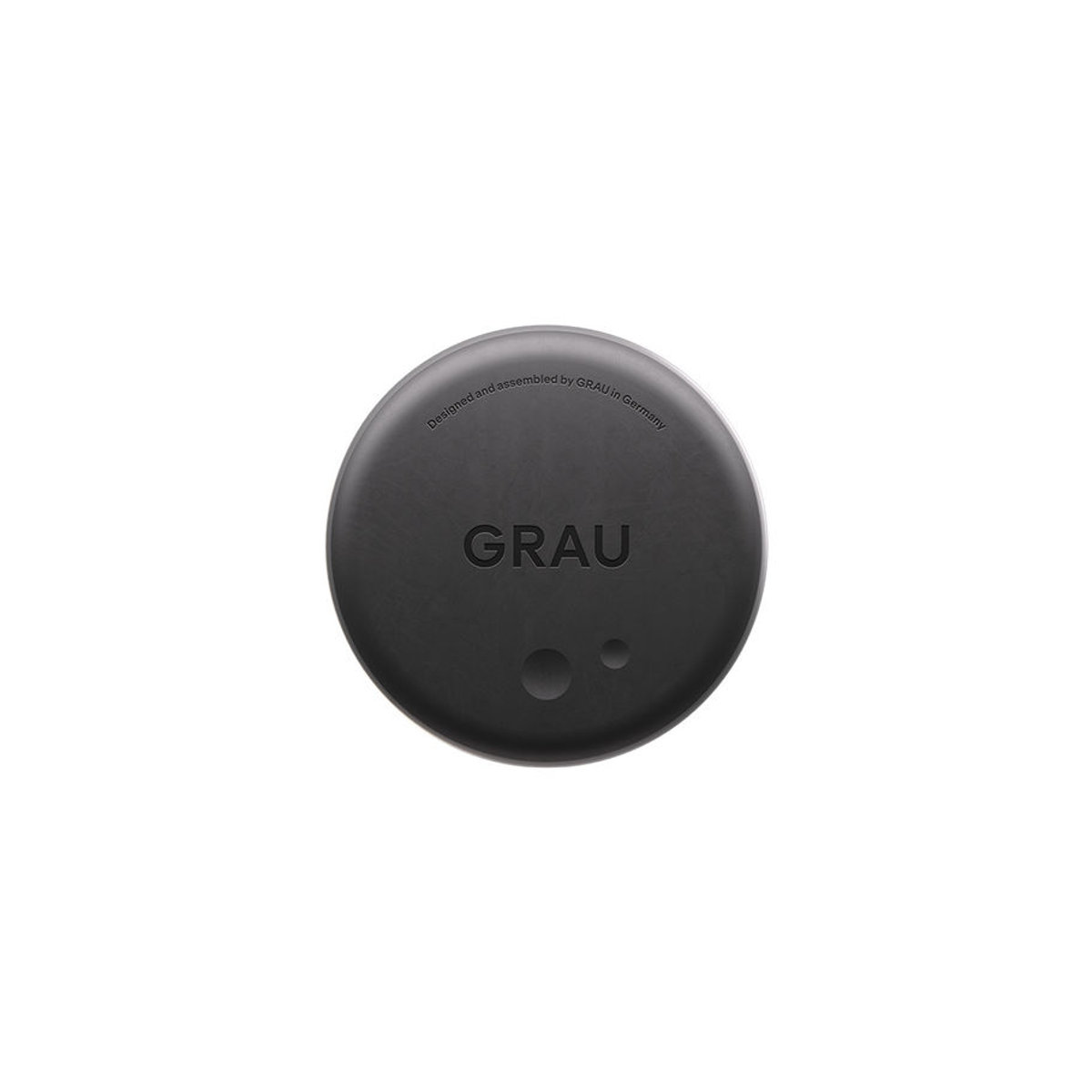 Salt LED-Akkuleuchte Tischlampe aus Aluminium und Glas in Grau und Schwarz mit warmweißem Licht und minimalistischem Design - Bild 2