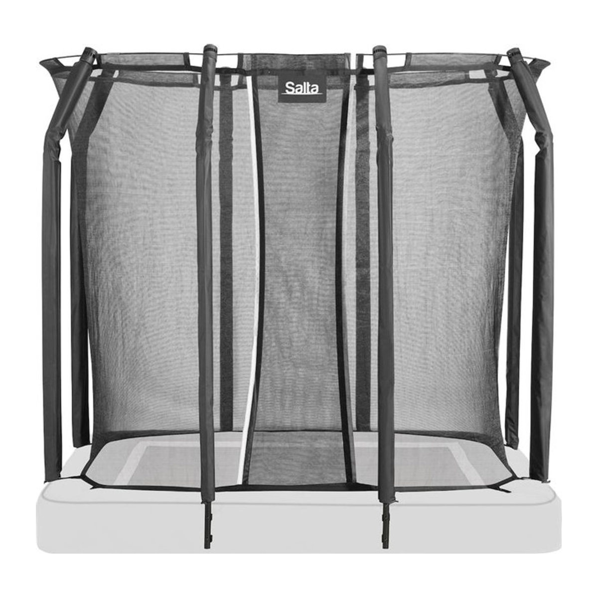 Salta Ground Sicherheitsnetz rechteckig Schwarz B/T: 214 x 153 cm - Bild 1