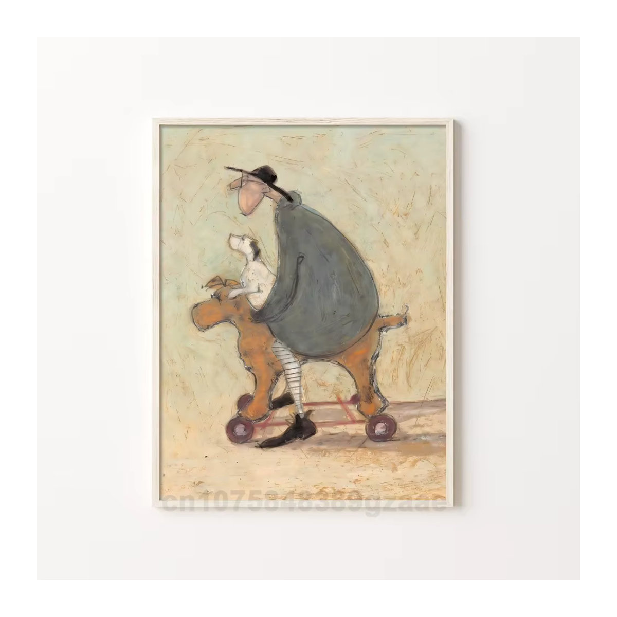 Sam Toft Abstrakte Landschaft Kunst Poster Rahmenlose Malerei Mehrfarbig Rechteckig - Bild 7