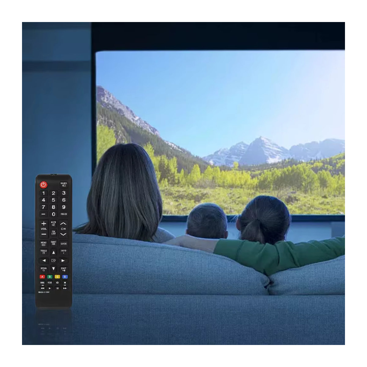 Samsung BN59-01199F Smart Universal Fernbedienung in Schwarz für UN32J4500AF und UN32J5205AF - Bild 3