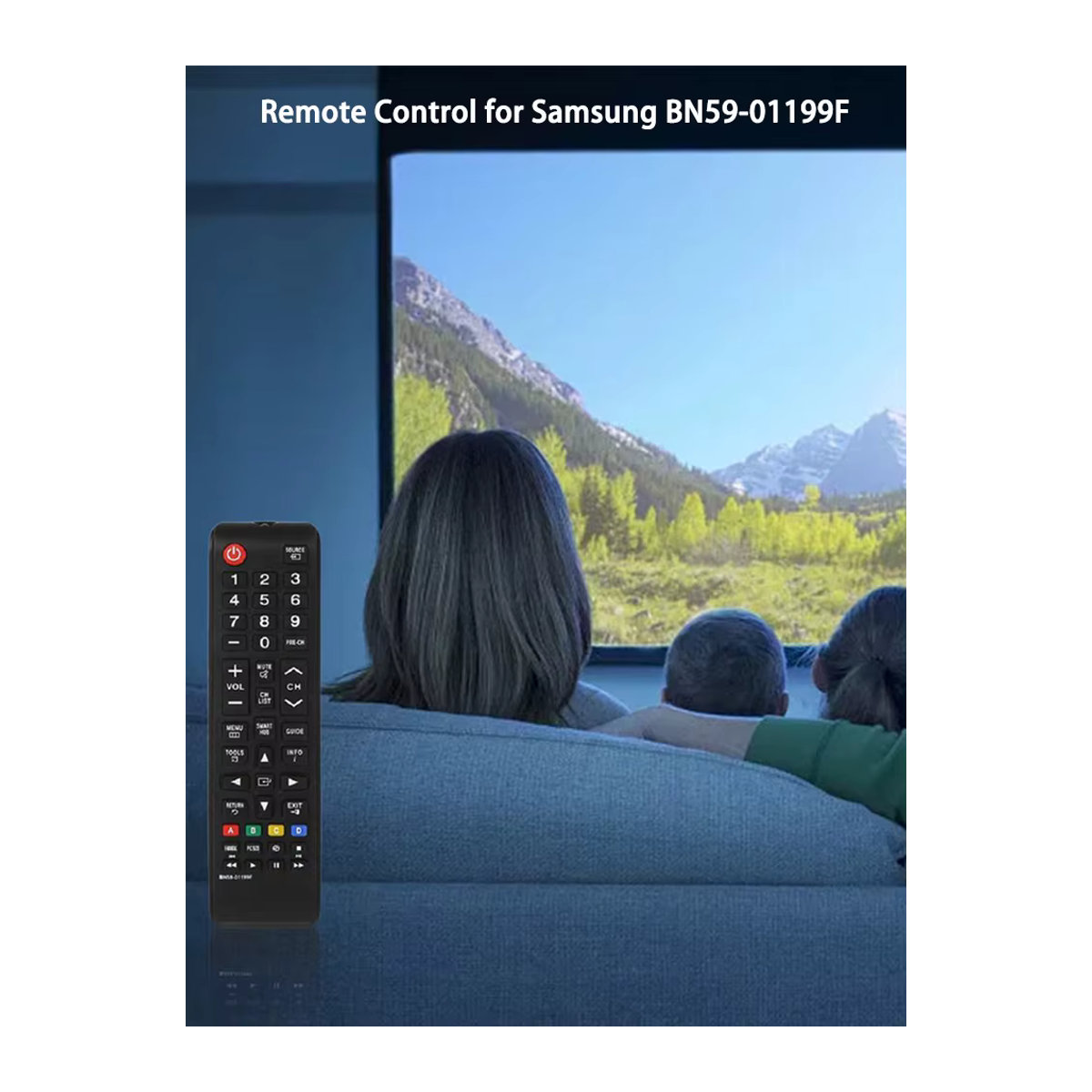 Samsung BN59-01199F Smart Universal Fernbedienung in Schwarz für UN32J4500AF und UN32J5205AF - Bild 6