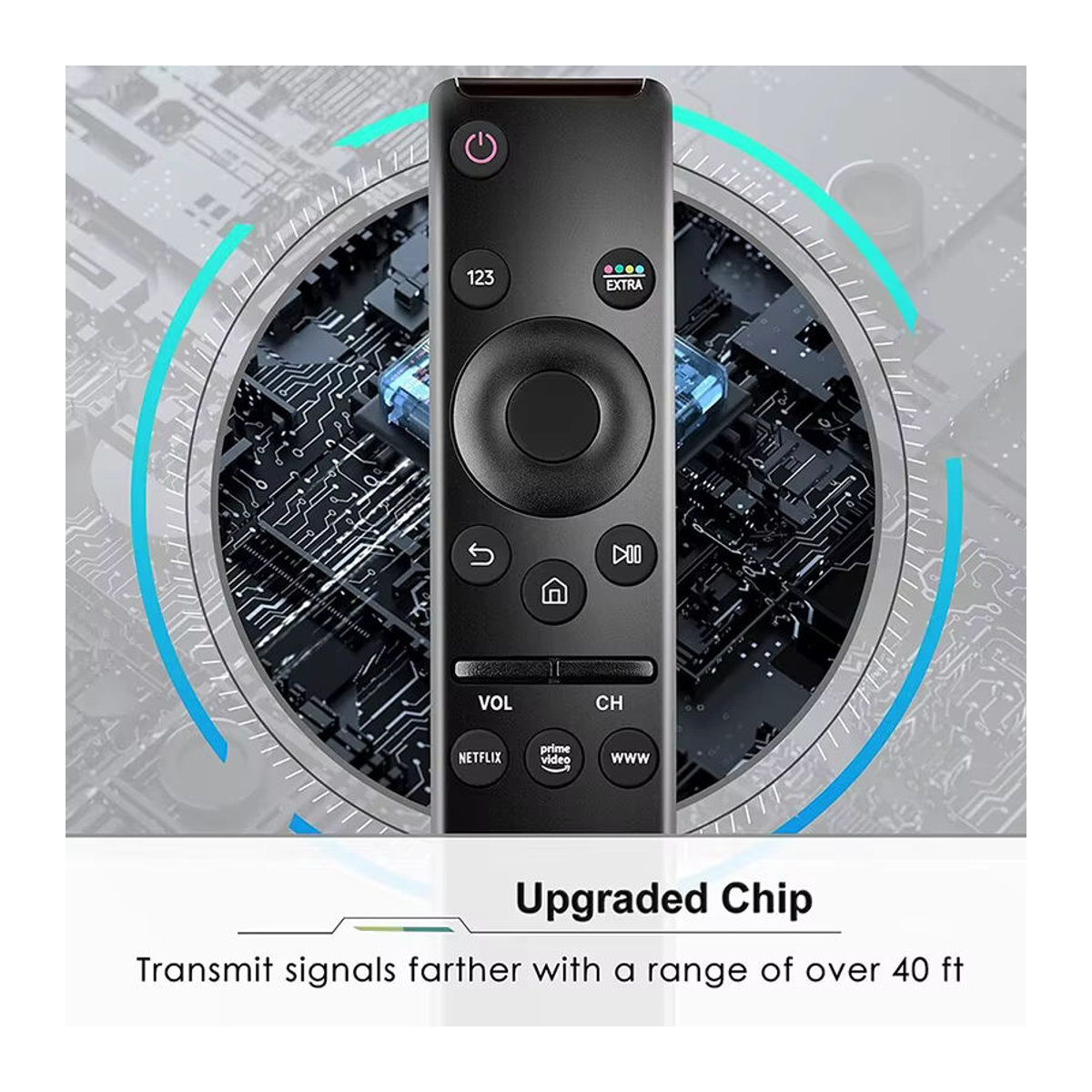 Samsung Smart Fernbedienung Ersatz für HD TV BN59-01330A in Schwarz - Bild 5