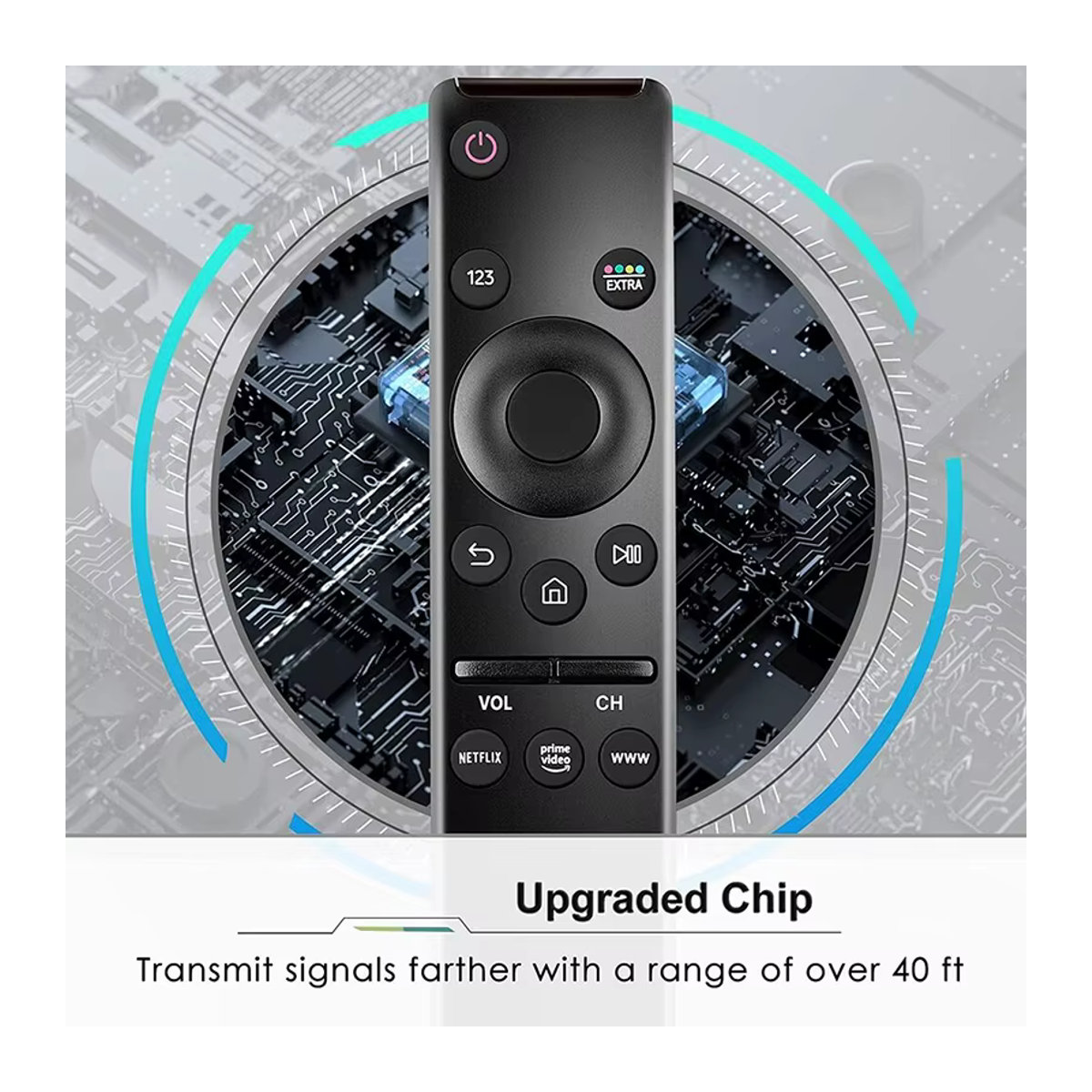 Samsung Smart TV Fernbedienung Ersatz BN59-01330A in Schwarz für HD 4K TV Universal - Bild 5