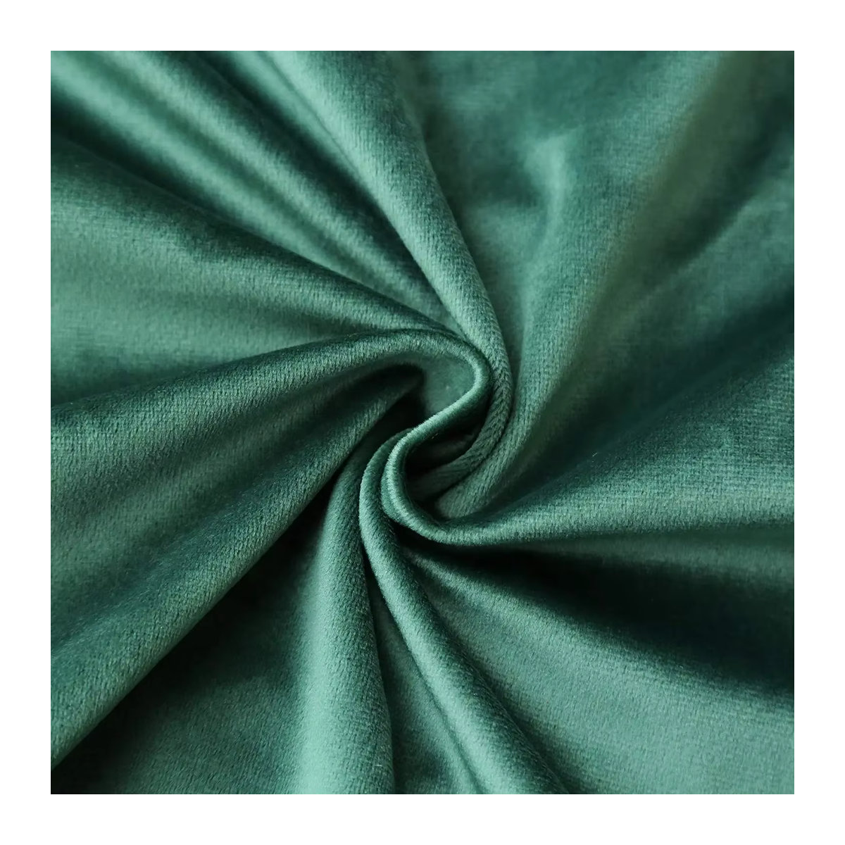 Samt-Kissenbezug von CANIRICA in Grau und Grün, B/T/H: 45 x 45 x 0 cm - Bild 2