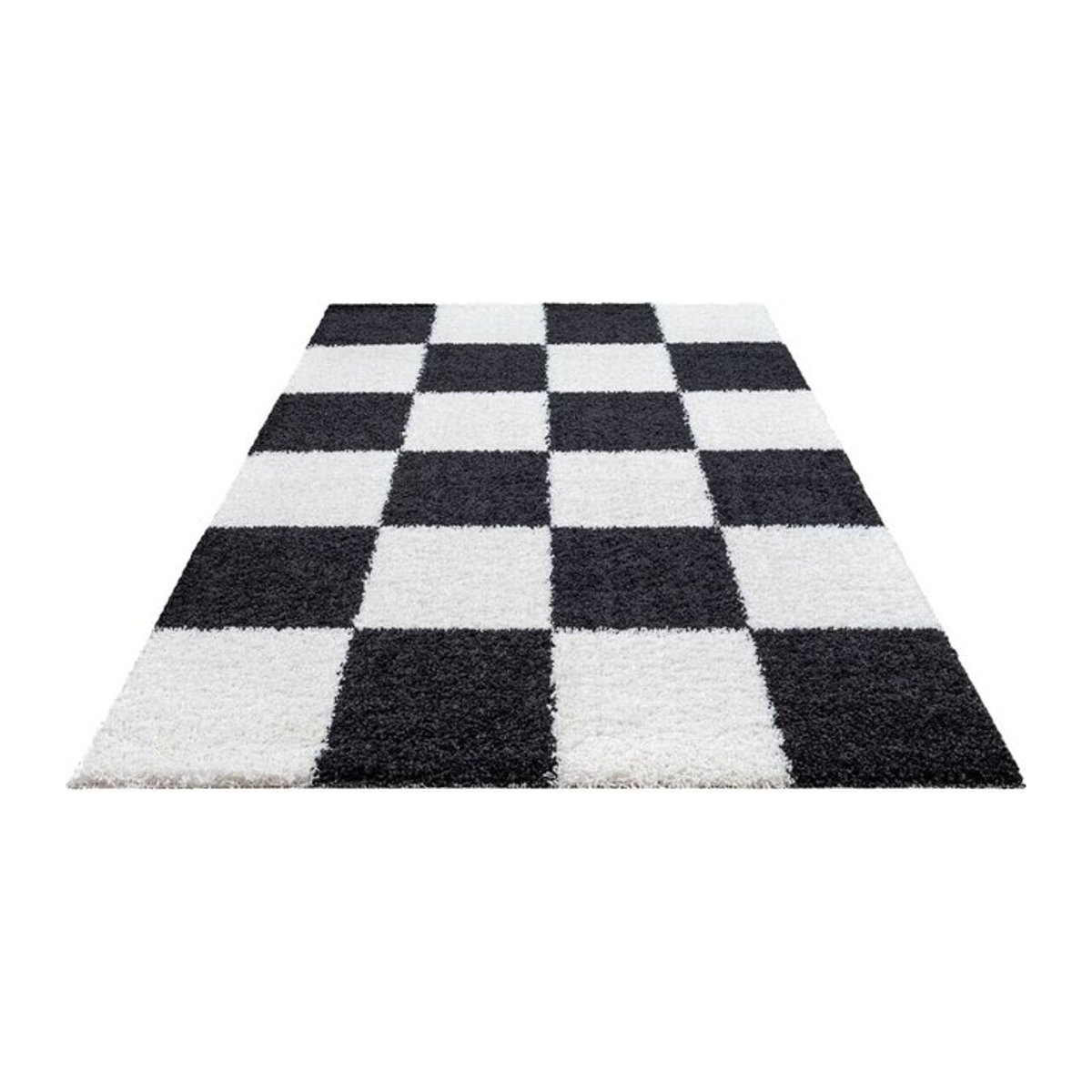 Sanat Hochflorteppich MILANO schwarz B/L: 160 x 230 cm - Bild 1