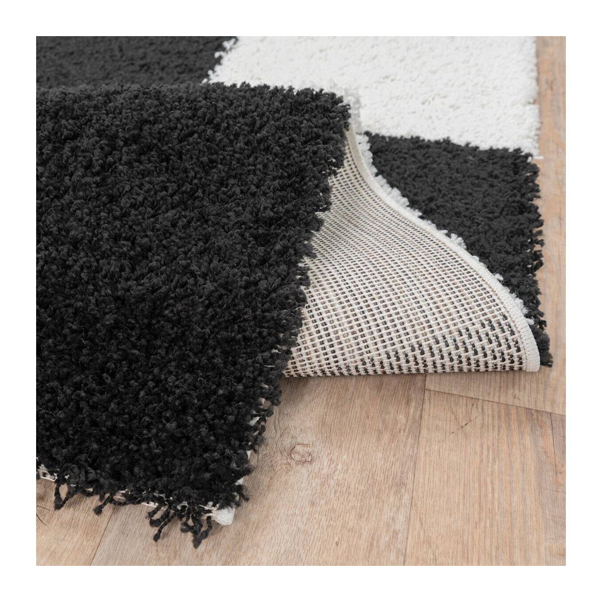 Sanat Hochflorteppich MILANO schwarz B/L: 160 x 230 cm - Bild 5