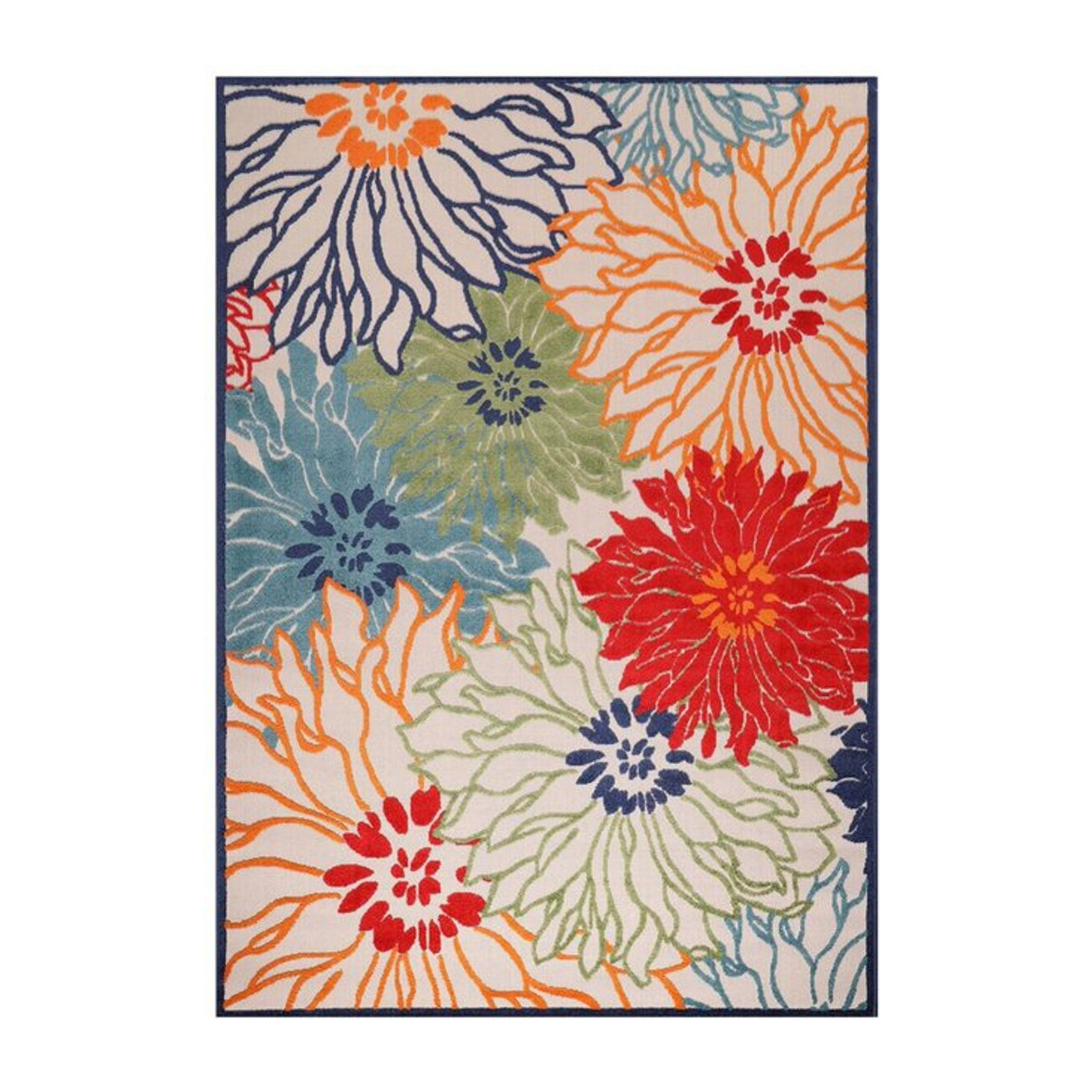 Sanat Outdoorteppich FLORAL bunt B: 160 cm, L: 230 cm - Bild 1