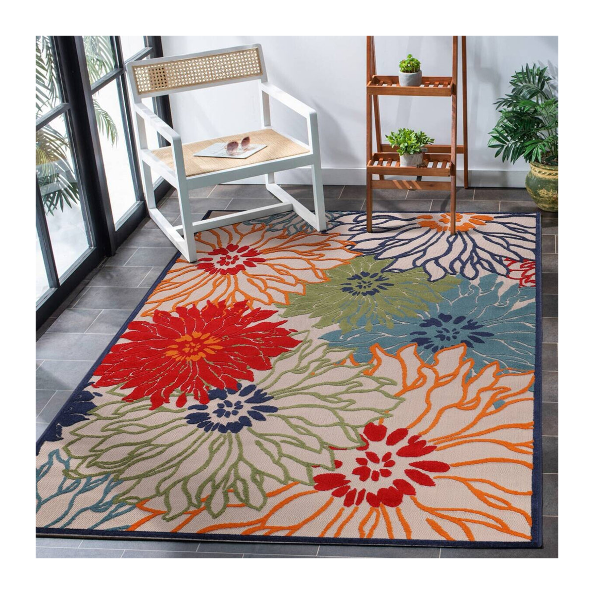 Sanat Outdoorteppich FLORAL bunt B: 160 cm, L: 230 cm - Bild 4