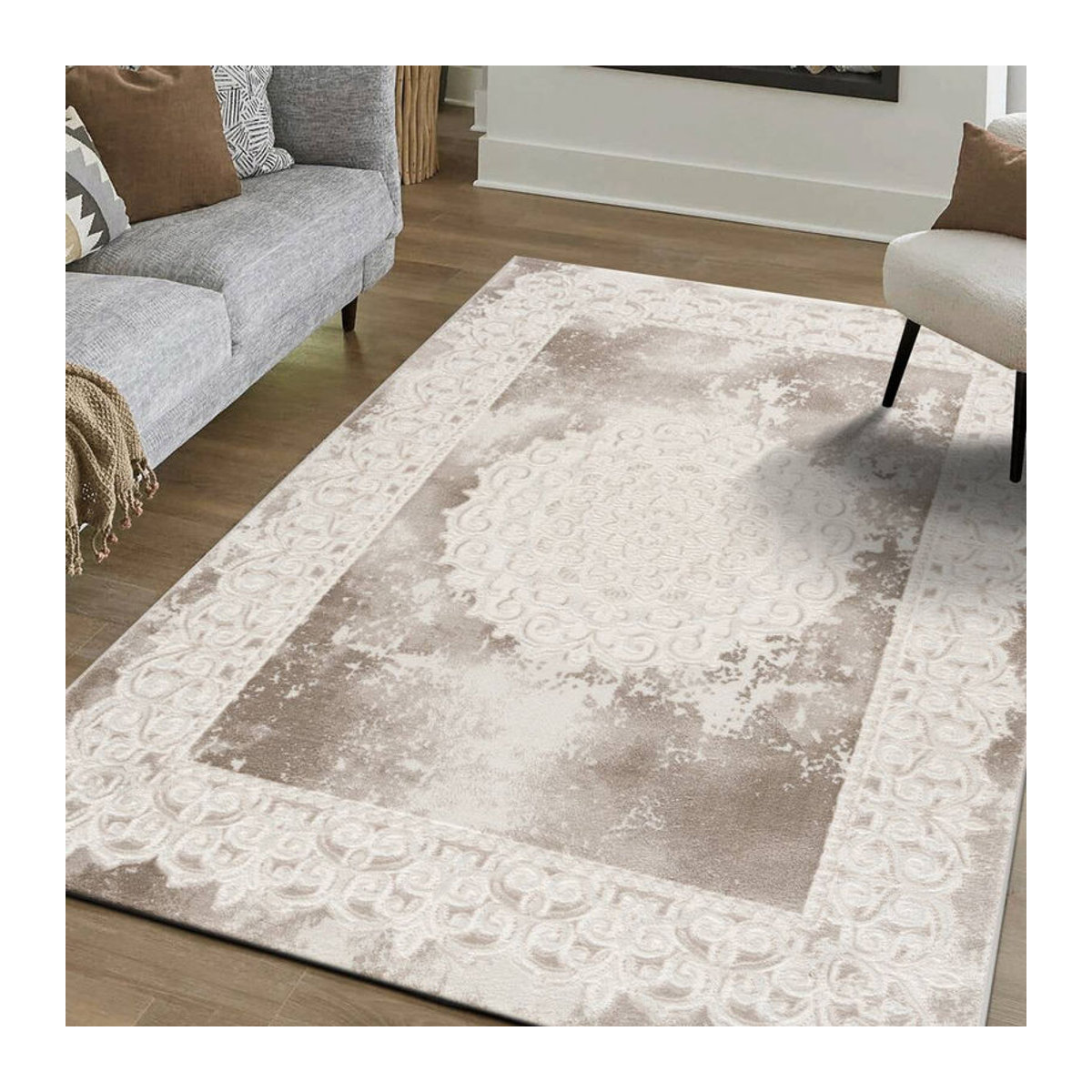 Sanat Teppich Harmony beige B/L: 80 x 300 cm - Bild 2