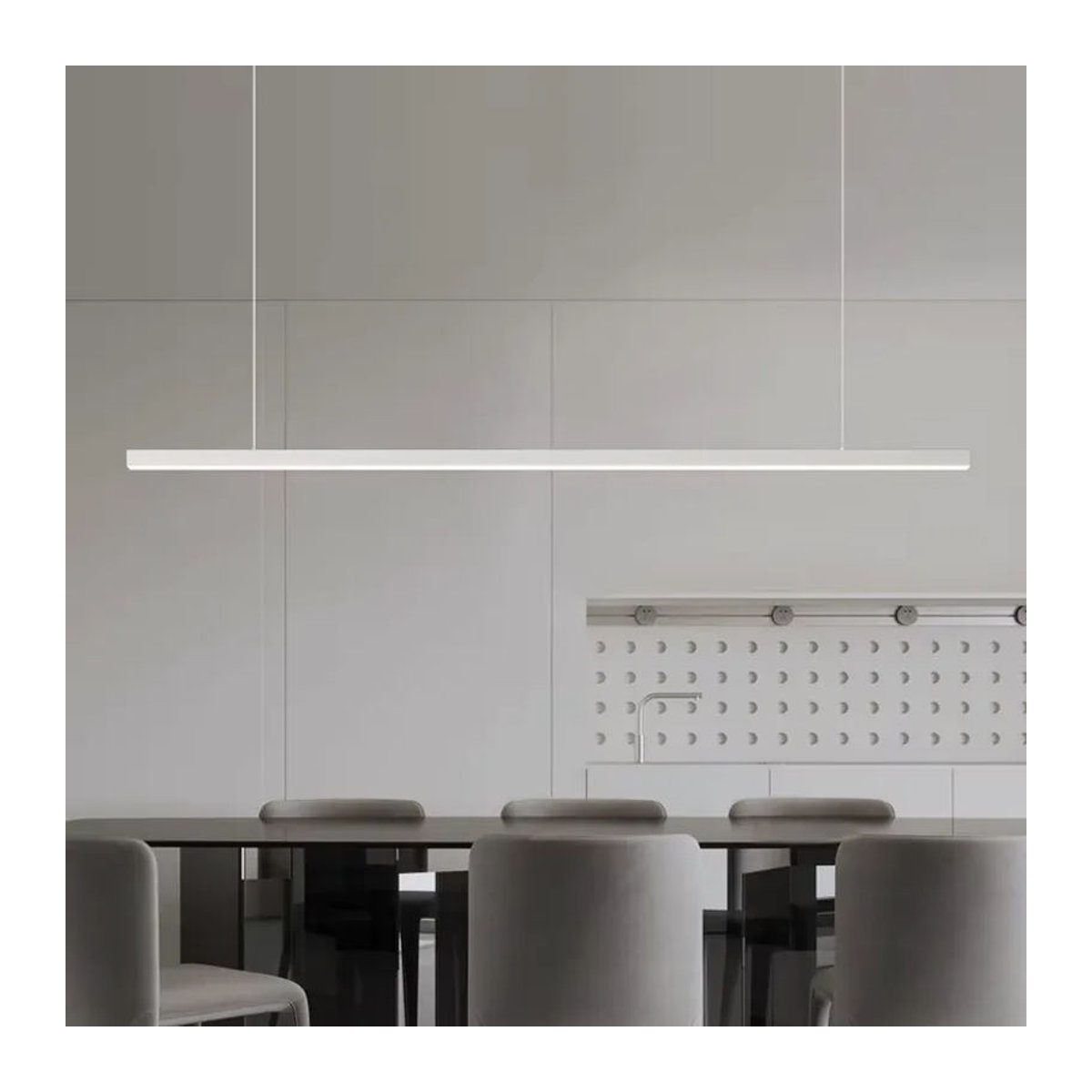 SANDYHA Nordic Minimalistische LED Pendelleuchte Schwarz Dimmbar - Bild 4