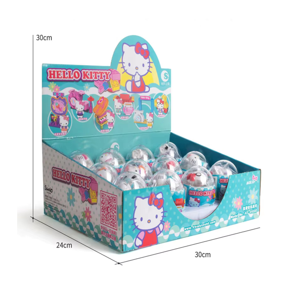 Sanrio Anime Figuren Blind Box Modell Garage Kit mit Hello Kitty, Kuromi und Pochacco in Mehrfarbig - Bild 5