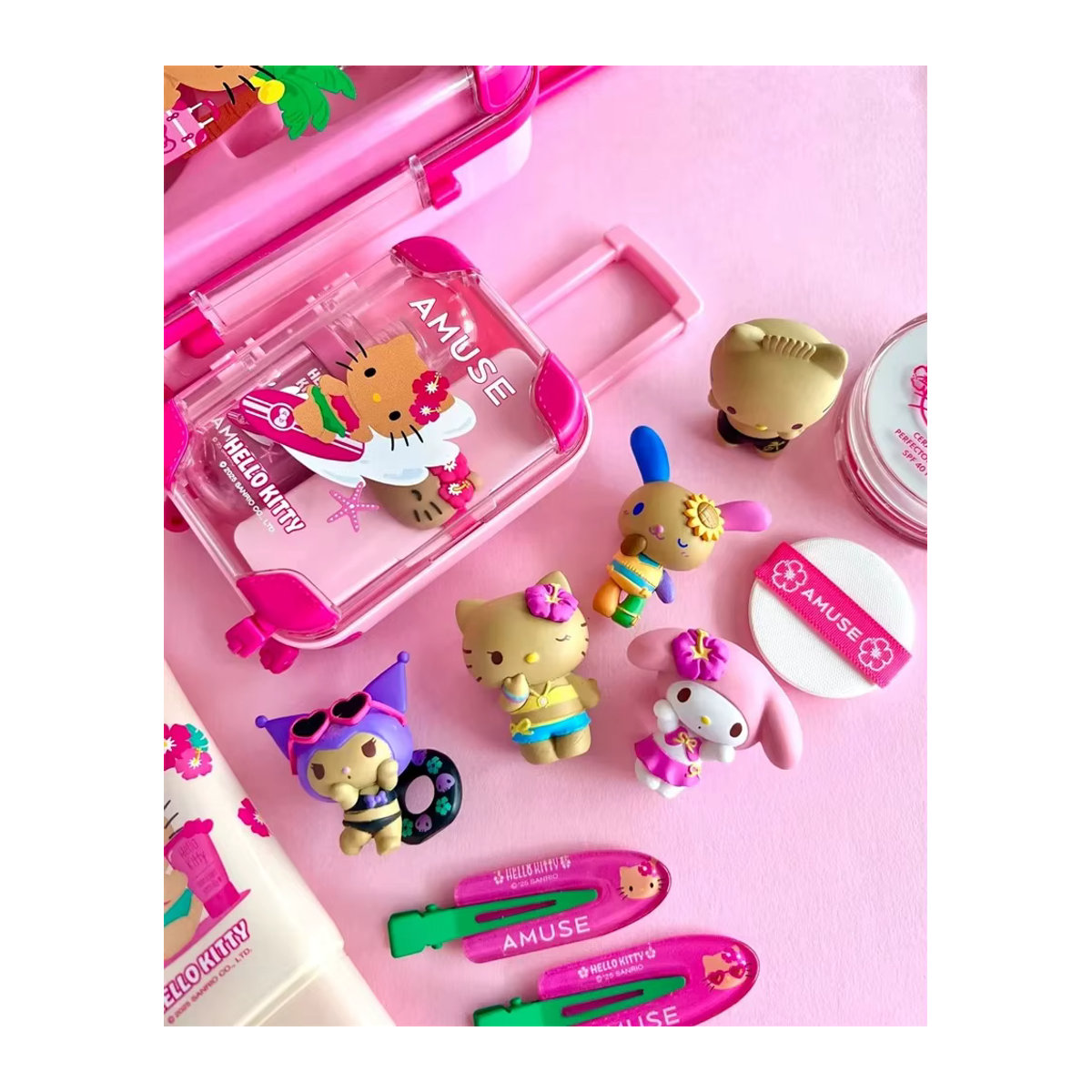 Sanrio Blindbox Sammelfiguren Kuromi und Cinnamoroll Sommerurlaub-Serie mehrfarbig - Bild 5