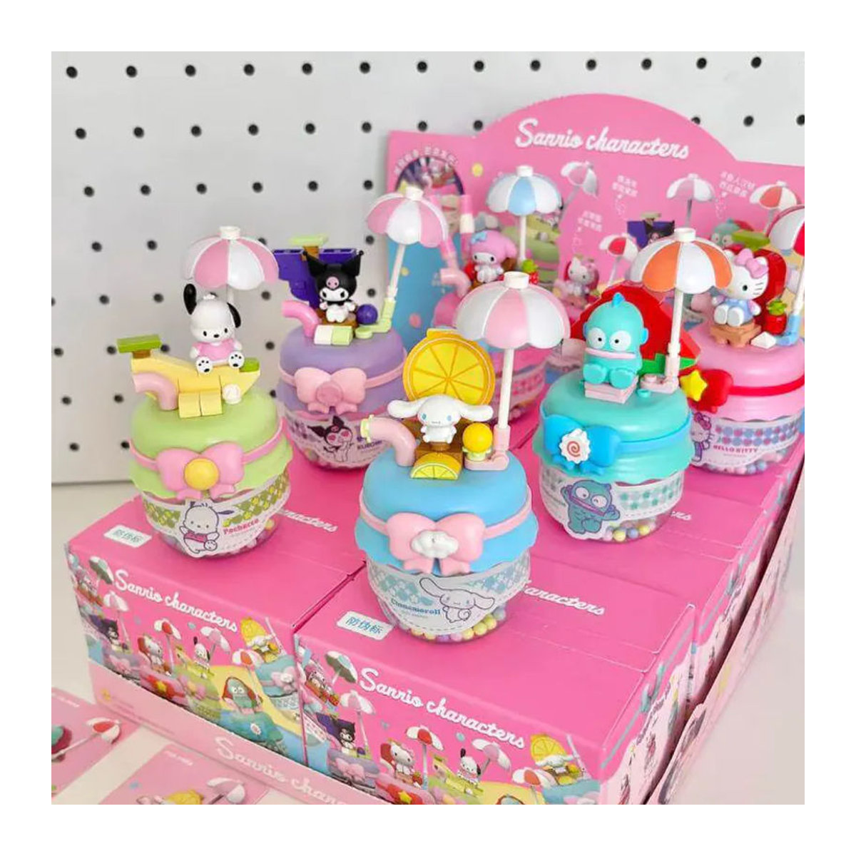 Sanrio Bobo Jam Jar Block Blind Box Figur aus Kunststoff, mehrfarbig, Ornament für Sammler - Bild 3