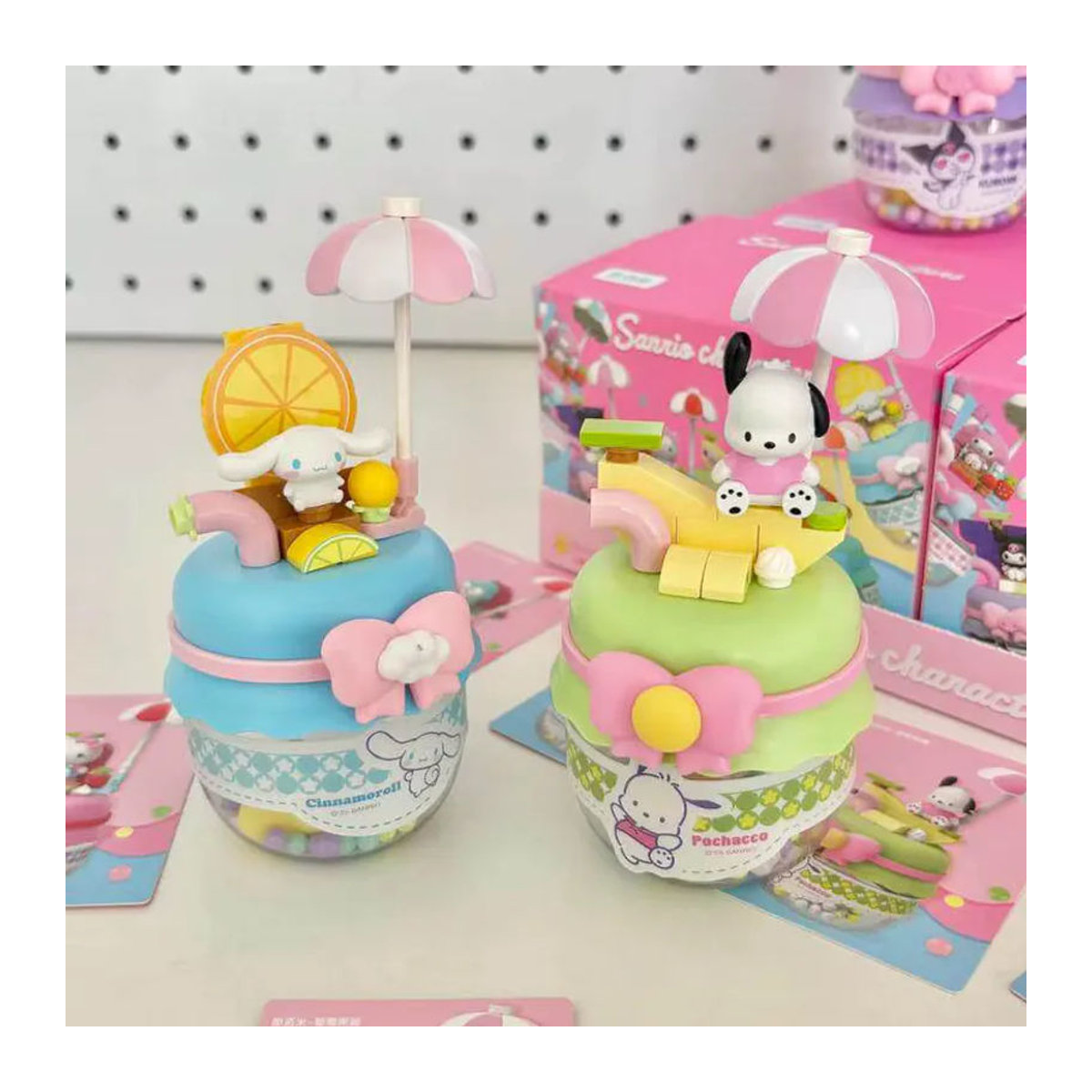 Sanrio Bobo Jam Jar Block Blind Box Figur aus Kunststoff, mehrfarbig, Ornament für Sammler - Bild 4