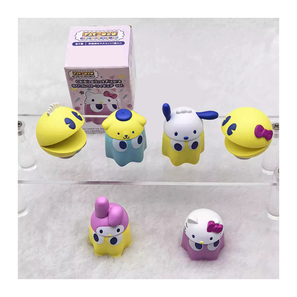 Sanrio Chibi-Kollektion Figur Vol.1 Blind Box mit Hello Kitty, My Melody, Pochacco und Pompompurin, mehrfarbig - Bild 2