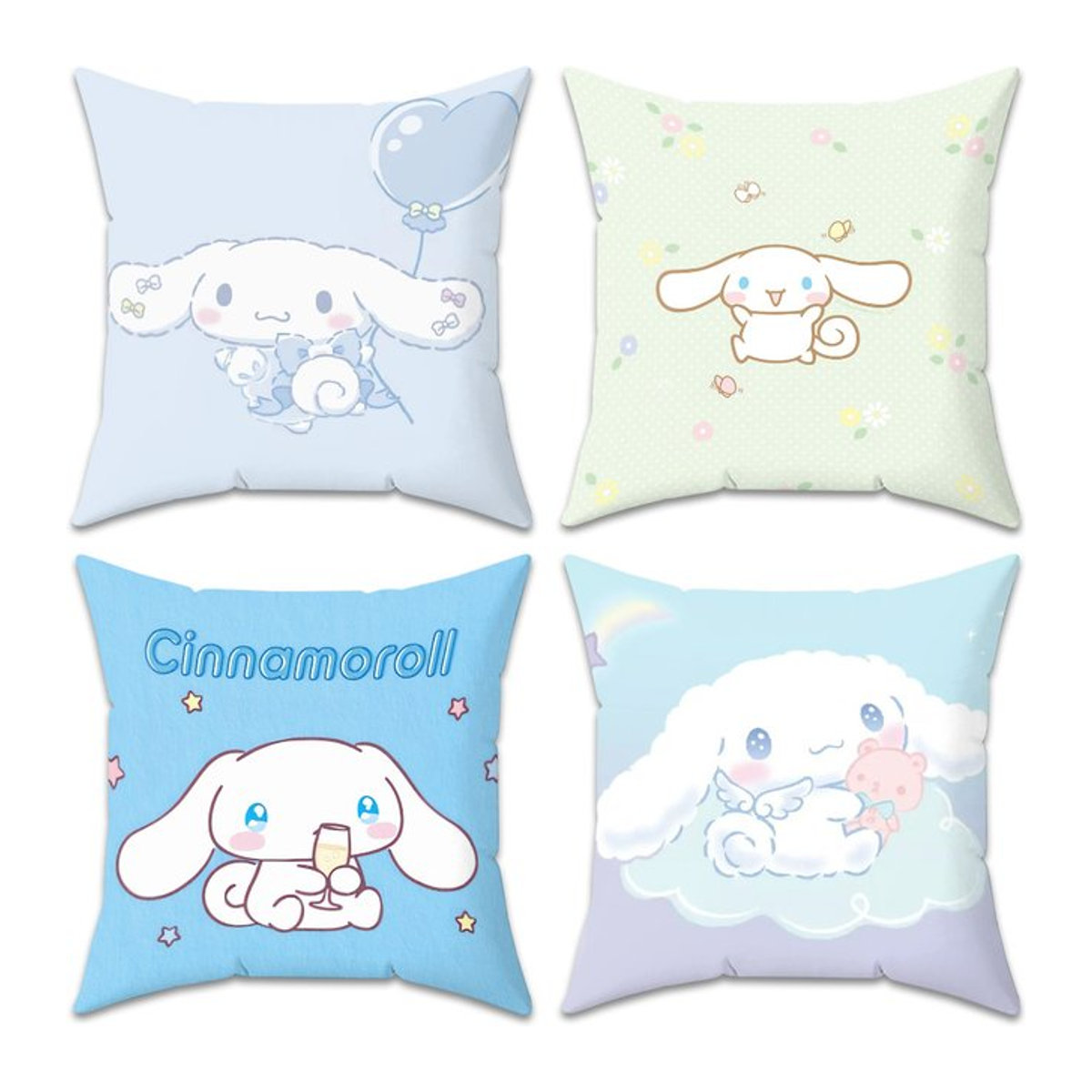 Sanrio Cinnamoroll dekorativer Kissenbezug, mehrfarbig, B/T/H: 45 x 45 x 0 cm - Bild 1