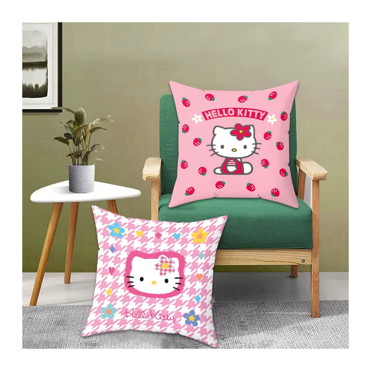 Sanrio Dekorative Kissenbezüge in Mehrfarbig für dein Bett und deine Raumdekoration - Bild 2
