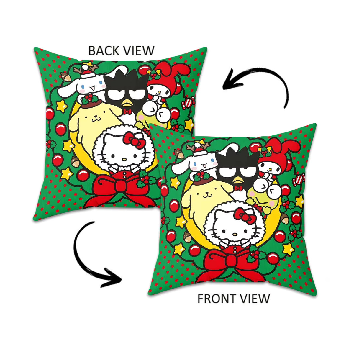 Sanrio Dekorativer Sofakissenbezug, mehrfarbig, B/T/H: 45 x 45 x 0 cm - Bild 3