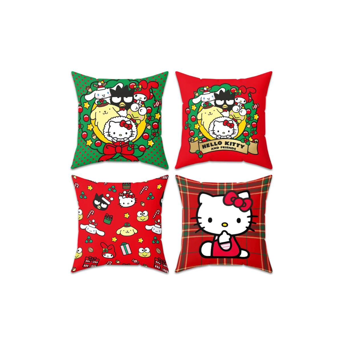 Sanrio Dekorativer Sofakissenbezug, mehrfarbig, B/T/H: 45 x 45 x 0 cm - Bild 4