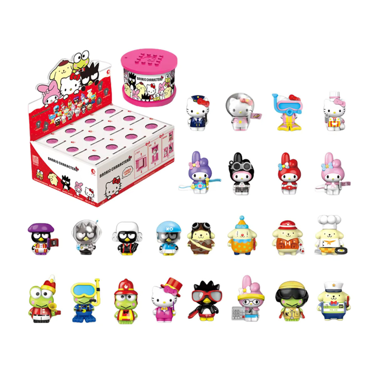 Sanrio Hello Kitty Anime Figur als dekorative Puppe und Modellbaustein für Kinder, mehrfarbig - Bild 2