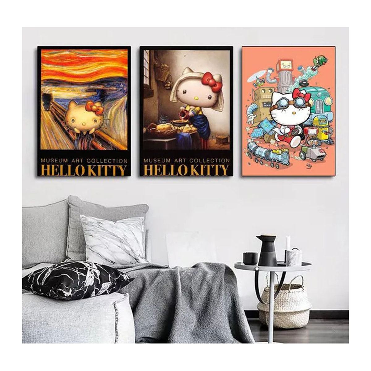 Sanrio Hello Kitty Wandkunst Poster, mehrfarbig, rahmenlos, Hochformat - Bild 1