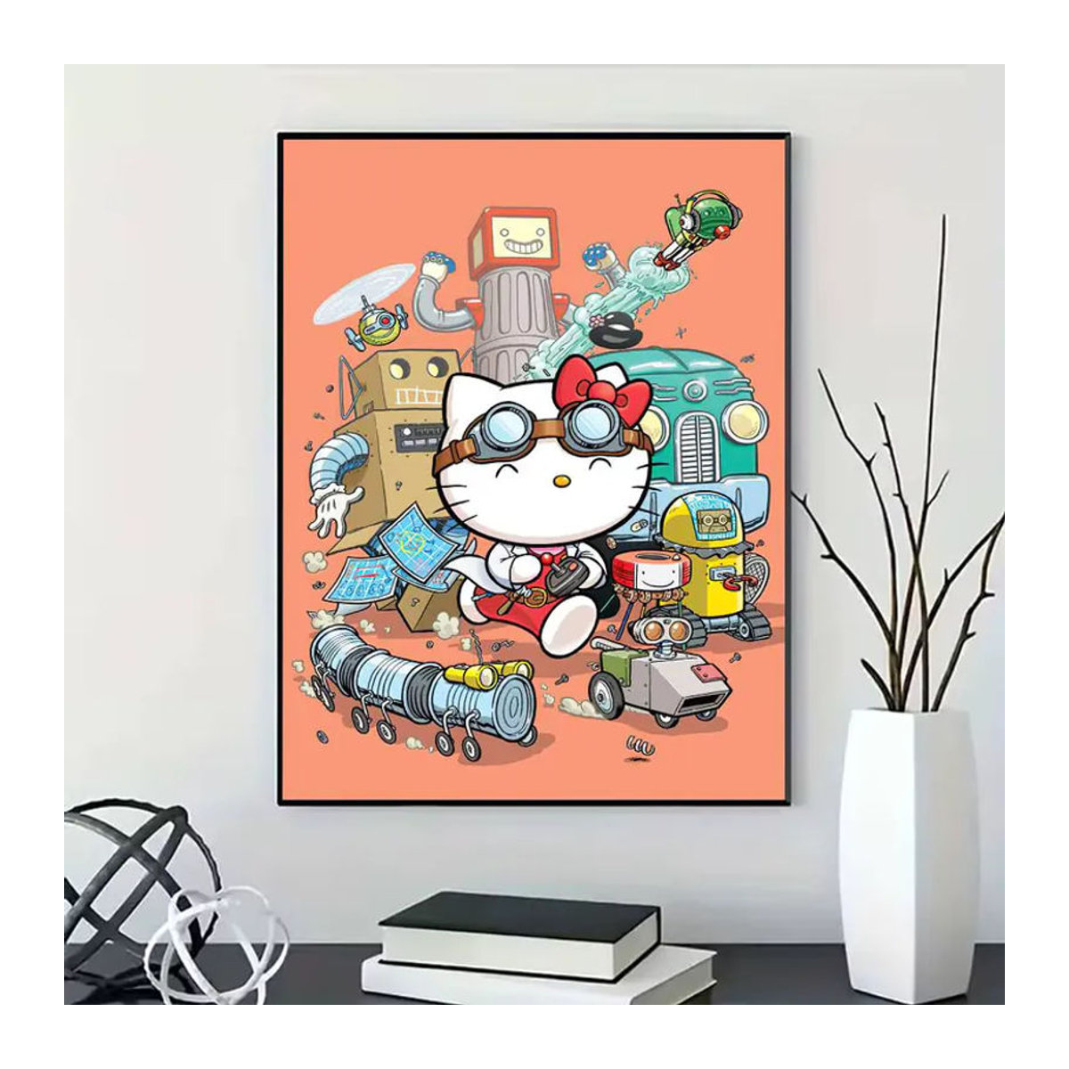 Sanrio Hello Kitty Wandkunst Poster, mehrfarbig, rahmenlos, Hochformat - Bild 4