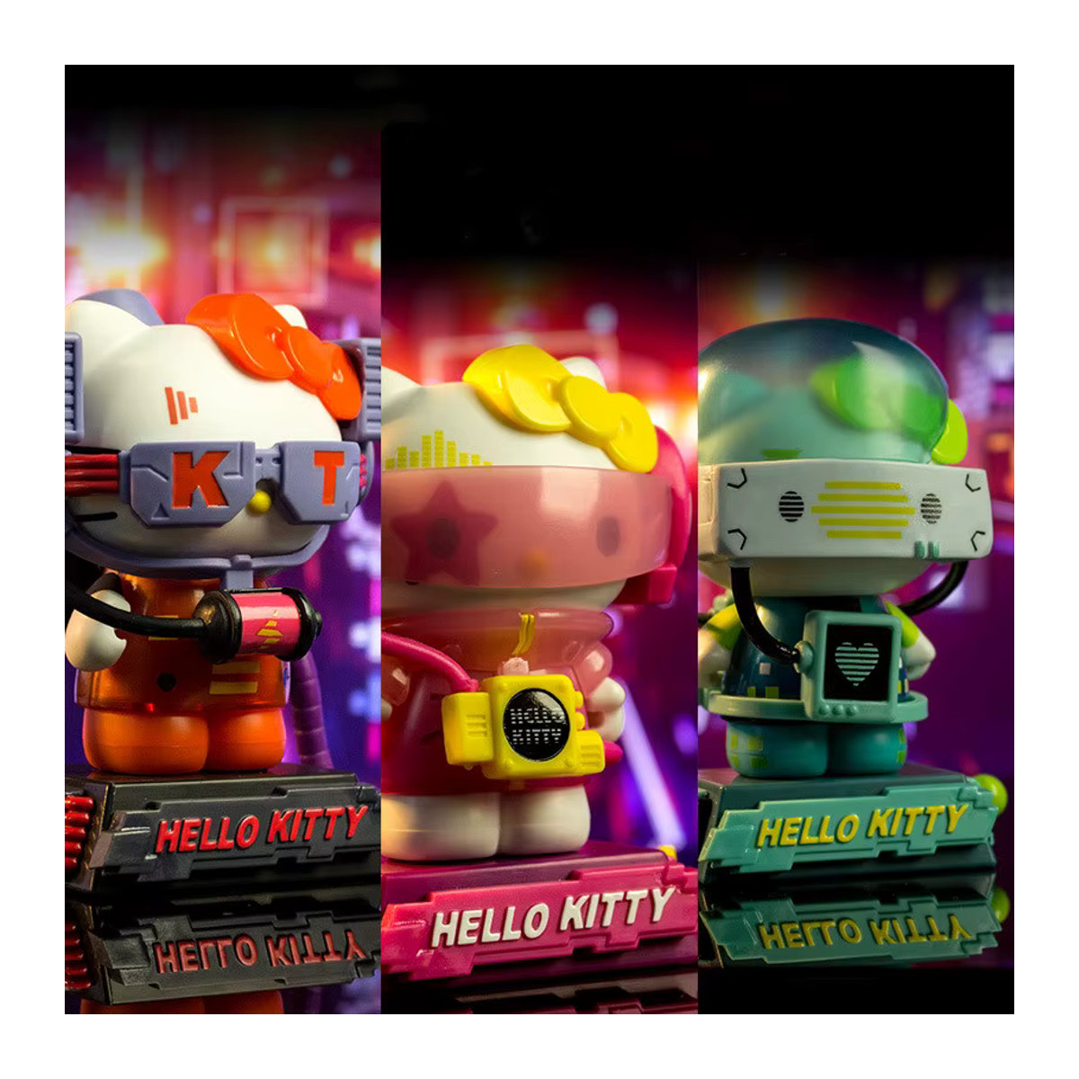 Sanrio Hello Kitty Zeit und Raumfahrt Anime Action Figure Mehrfarbige Sammelmodell Puppe aus Kunststoff - Bild 3