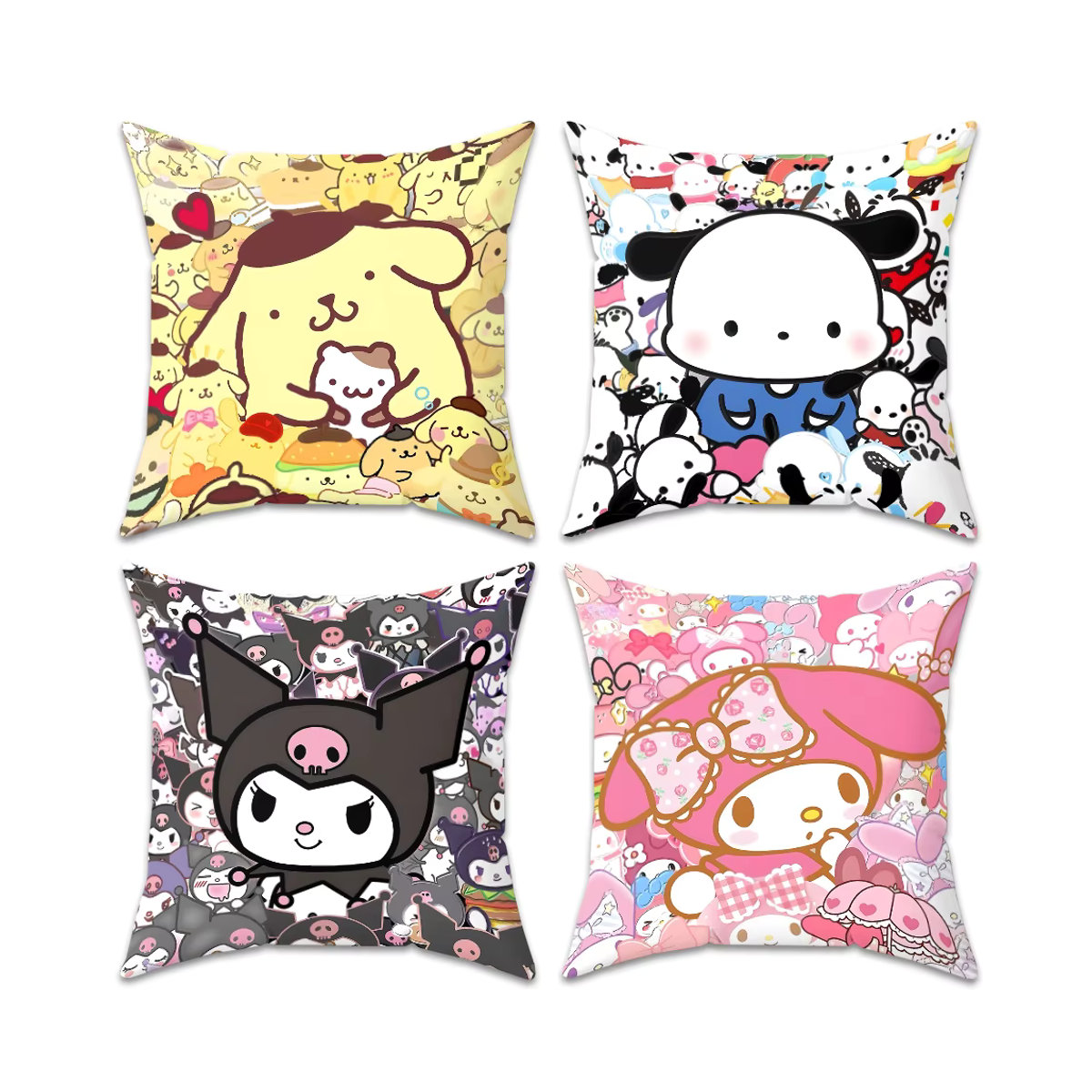 Sanrio Kissenbezug für Sofakissen und Bettkissen, mehrfarbig, 45 x 45 cm - Bild 4