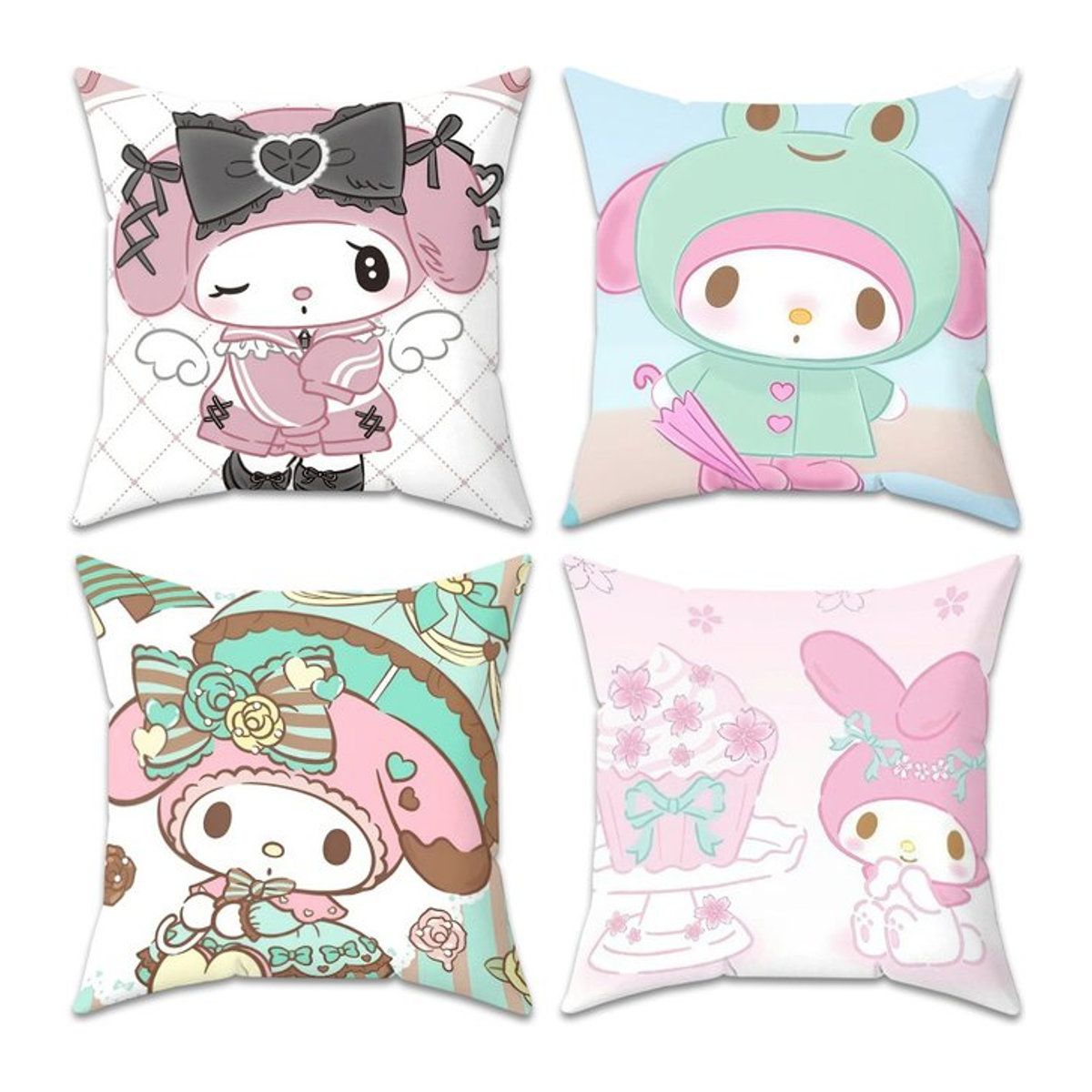 Sanrio Melody dekorativer Kissenbezug, mehrfarbig, B/T/H: 45 x 45 x 0 cm - Bild 1