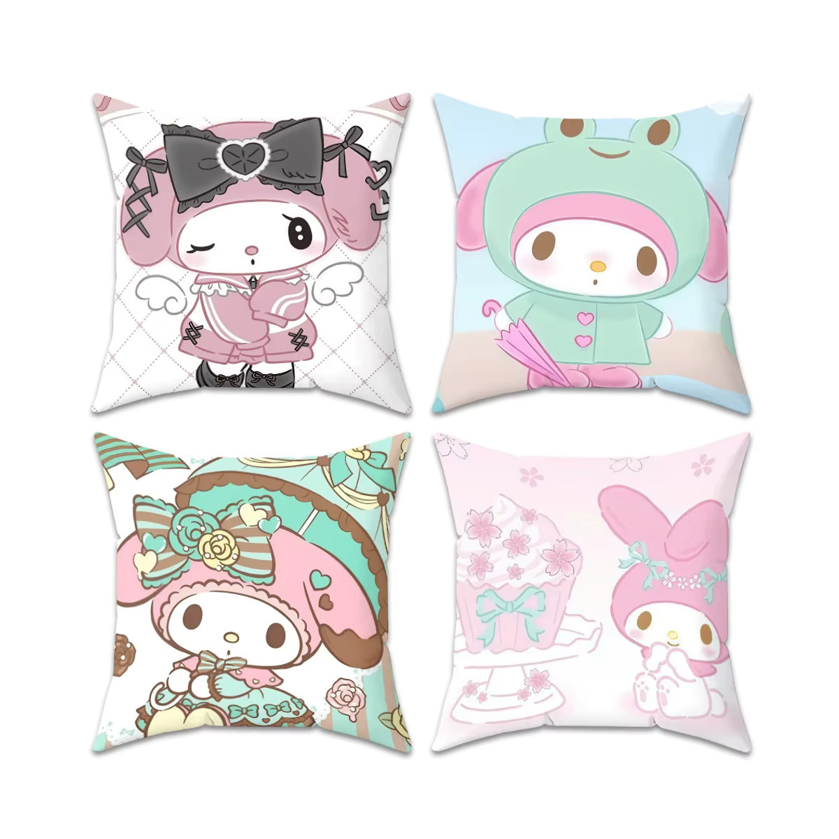 Sanrio Melody dekorativer Kissenbezug, mehrfarbig, B/T/H: 45 x 45 x 0 cm - Bild 5