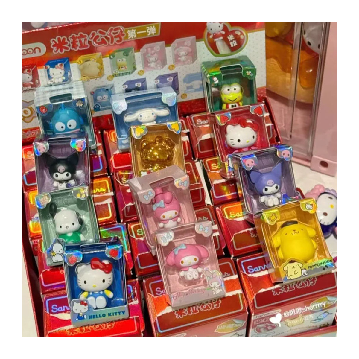 Sanrio Mini-Figuren Blindbox Serie mit Charakteren wie Kuromi und Melody in Mehrfarbig als Dekorationsfiguren aus Kunststoff - Bild 2