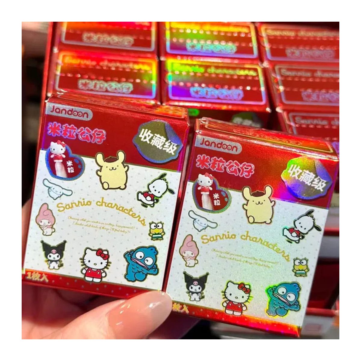 Sanrio Mini-Figuren Blindbox Serie mit Charakteren wie Kuromi und Melody in Mehrfarbig als Dekorationsfiguren aus Kunststoff - Bild 4