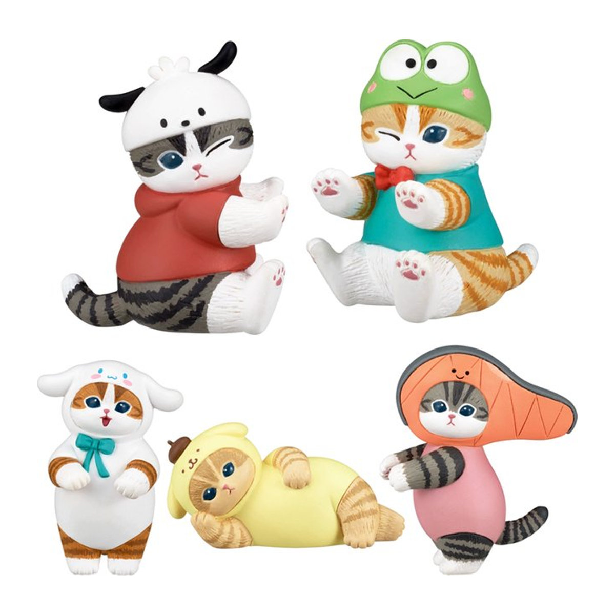 Sanrio Mofusand Actionfigur aus Kunststoff mehrfarbig als Sammlerstück und Tischdekoration für Kinder - Bild 1