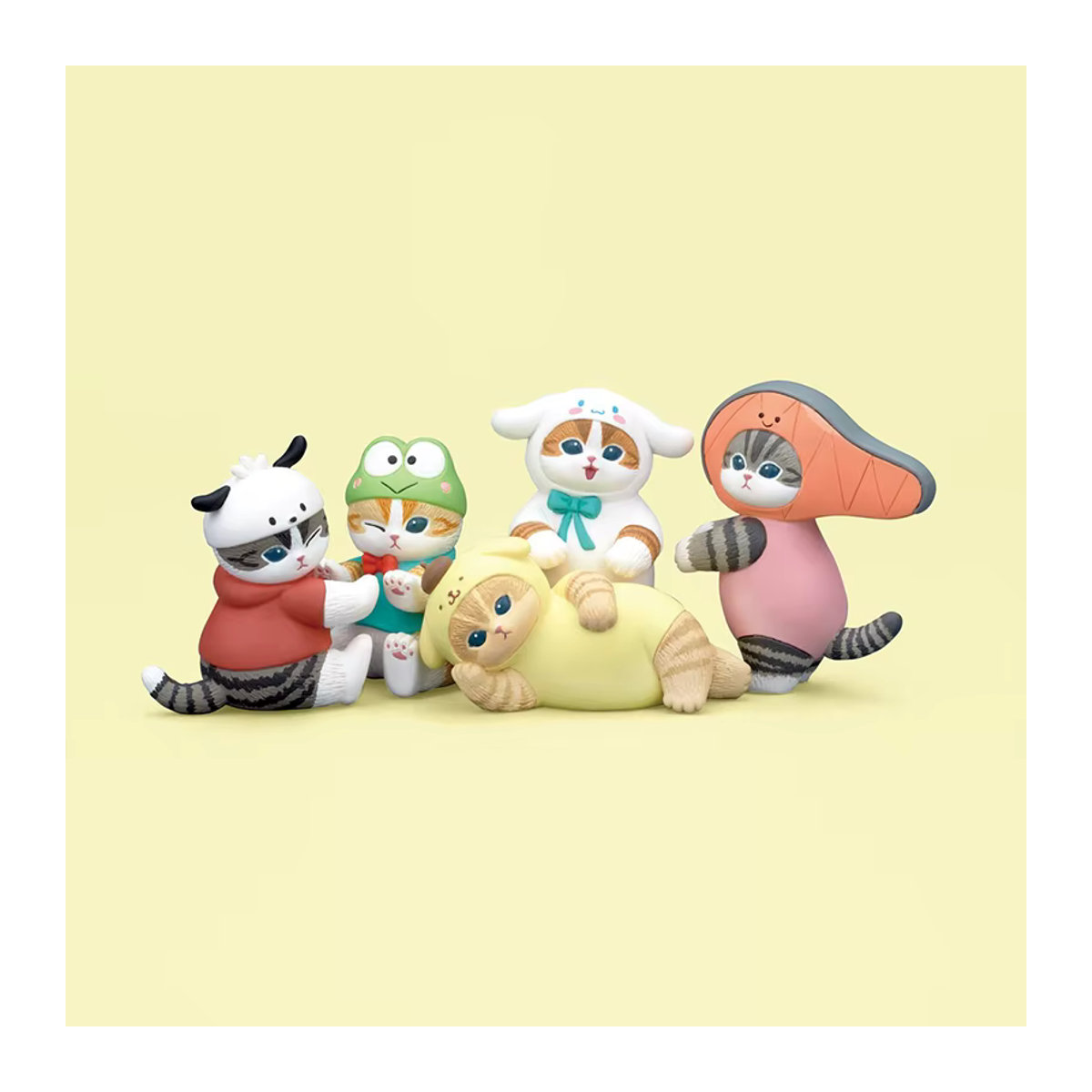 Sanrio Mofusand Actionfigur aus Kunststoff mehrfarbig als Sammlerstück und Tischdekoration für Kinder - Bild 2