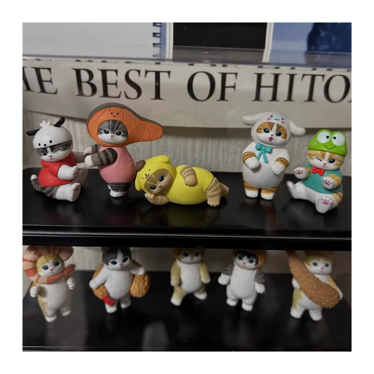 Sanrio Mofusand Actionfigur aus Kunststoff mehrfarbig als Sammlerstück und Tischdekoration für Kinder - Bild 3