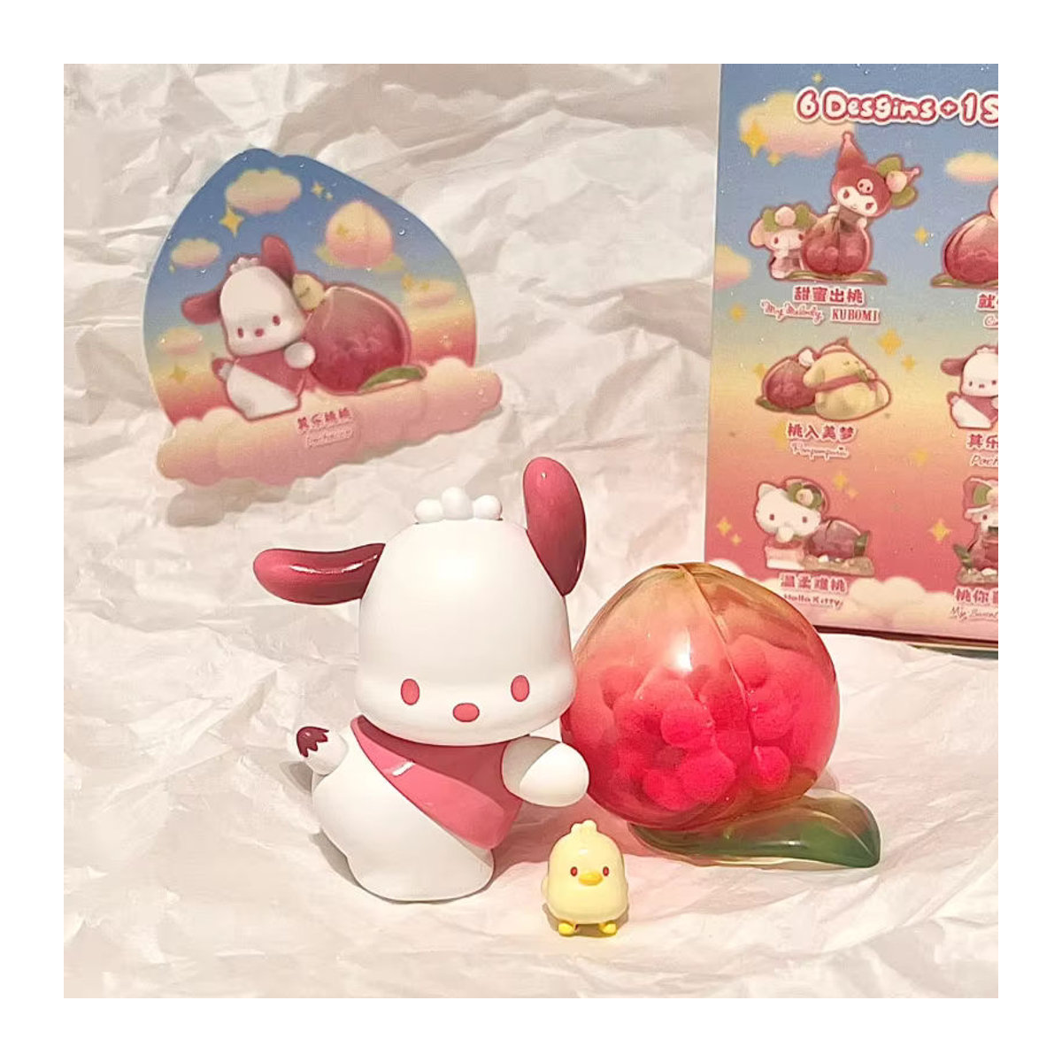 Sanrio Vitality Peach Paradise Series Blind Box Sammelfiguren mehrfarbig - Bild 2