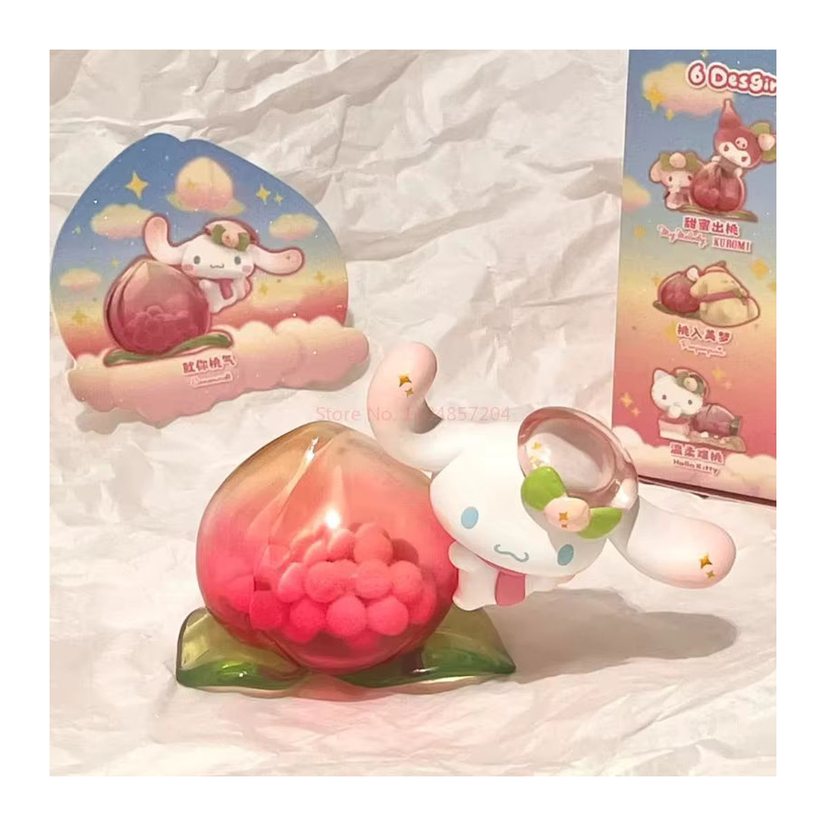 Sanrio Vitality Peach Paradise Series Blind Box Sammelfiguren mehrfarbig - Bild 3