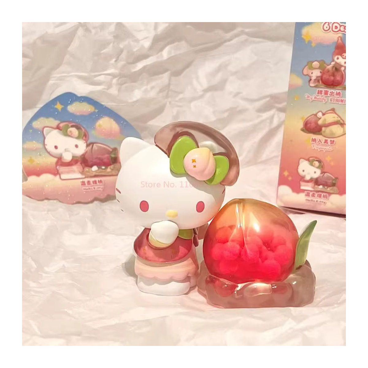 Sanrio Vitality Peach Paradise Series Blind Box Sammelfiguren mehrfarbig - Bild 4