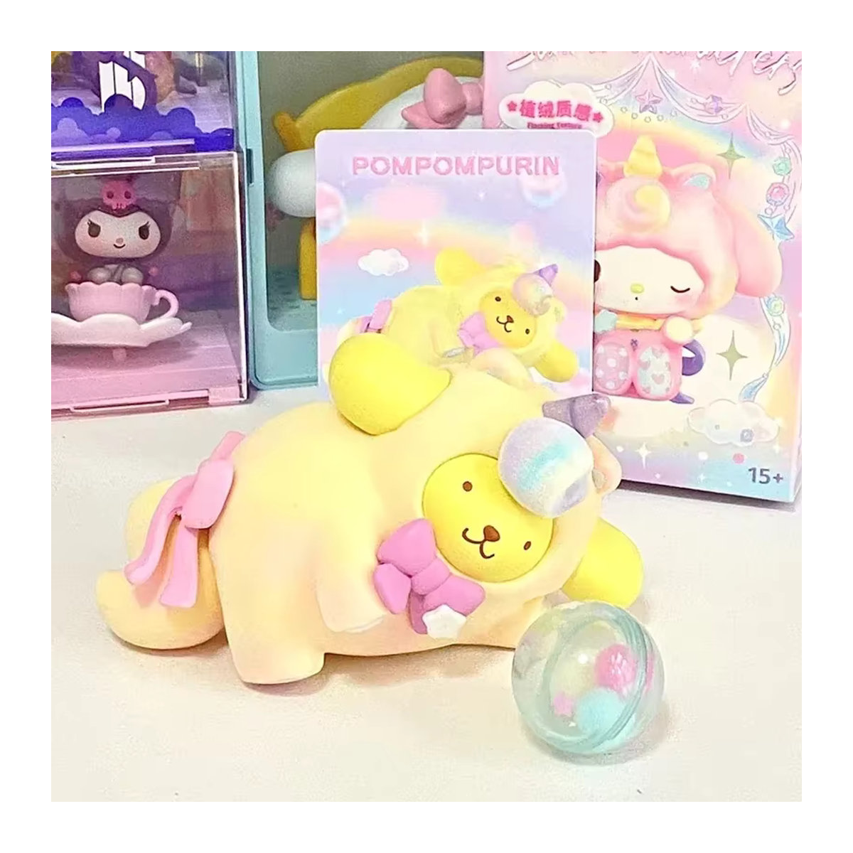 Sanrio Wonderland Serie Blind Box Anime Figuren Cinnamoroll Pochacco Kuromi My Melody Mystery Box aus Kunststoff mehrfarbig - Bild 3