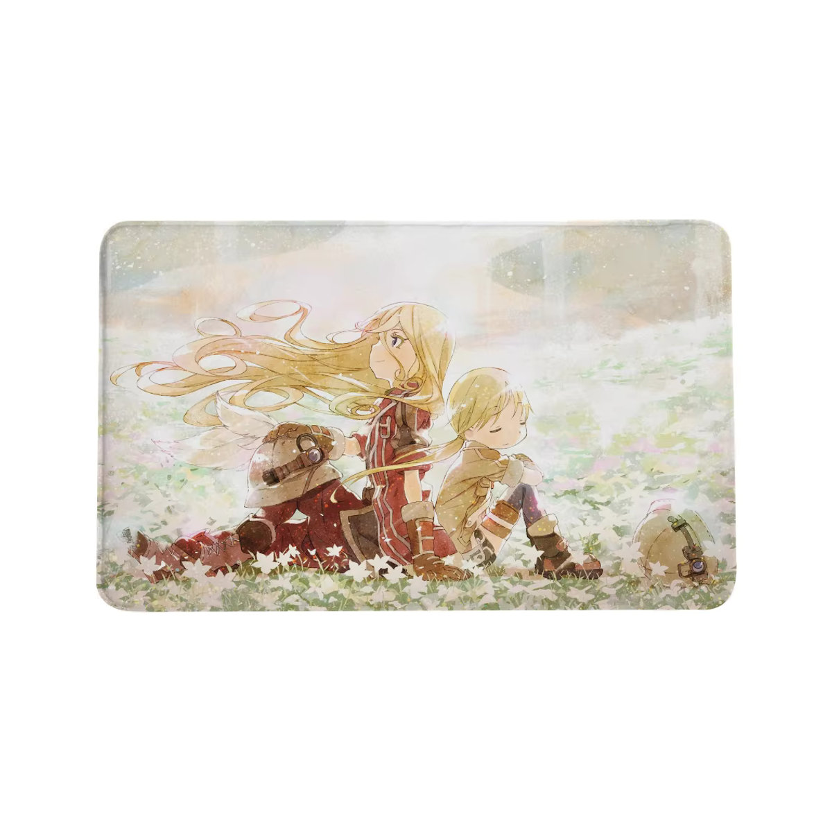Saugfähige Anime Made In Abyss Fußmatte für Badezimmer und Küche, mehrfarbig, rechteckig - Bild 6