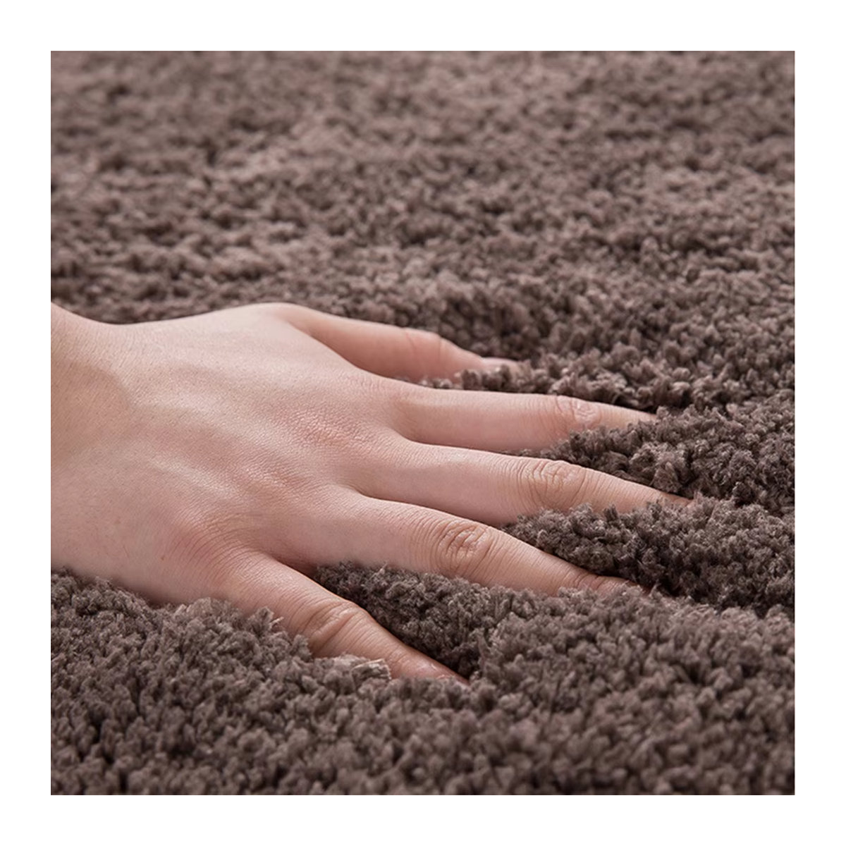 Saugfähige und superweiche Badezimmerfußmatten in Schwarz und Grau, rutschfeste Badematten für das Badezimmer und die Dusche - Bild 2