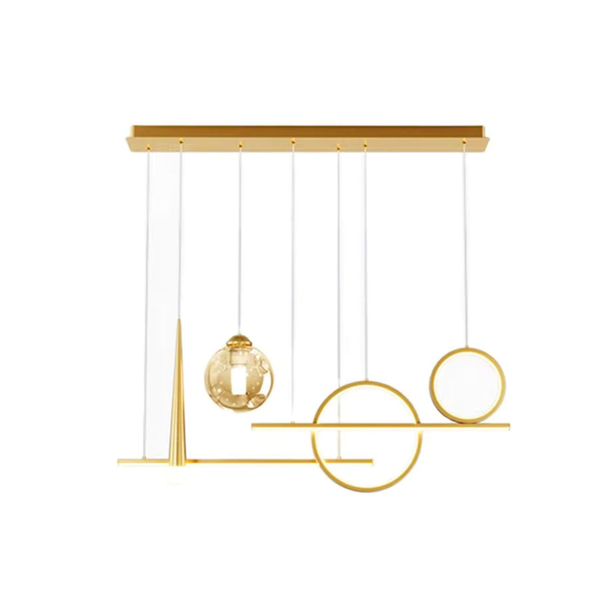 Savenmade Modern LED Kronleuchter aus Metall für Wohnzimmer und Esszimmer - Bild 4