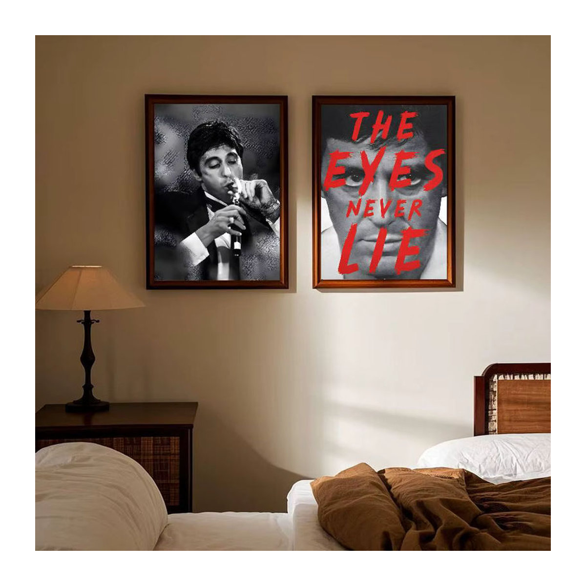 Scarface Klassisches Film Poster HD Kunst Wanddeko Mehrfarbig Wandmontiert und Wasserfest - Bild 6