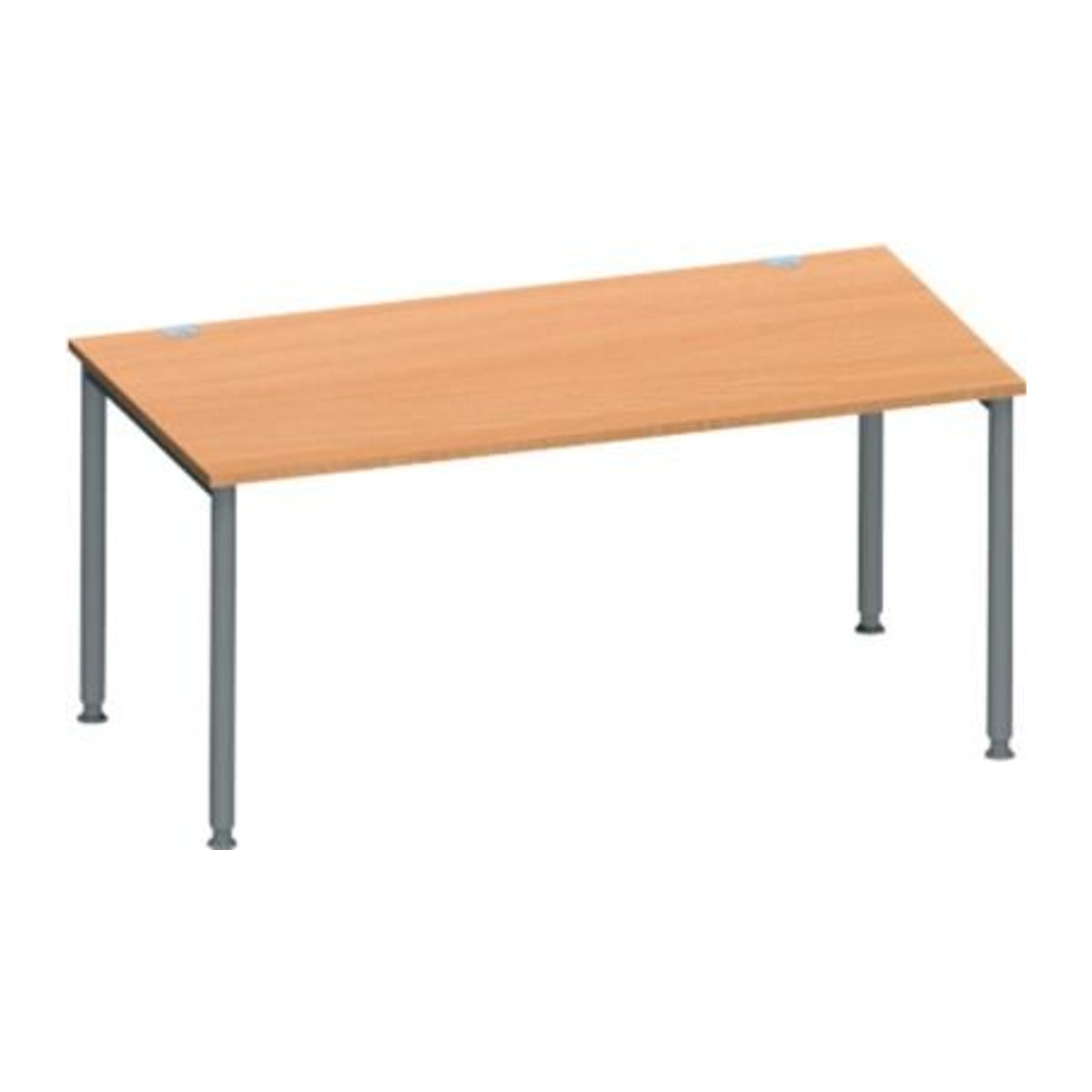 Schäfer Shop Genius Schreibtisch MODENA FLEX in Buche und Anthrazit, B: 160 cm, T: 80 cm - Bild 1